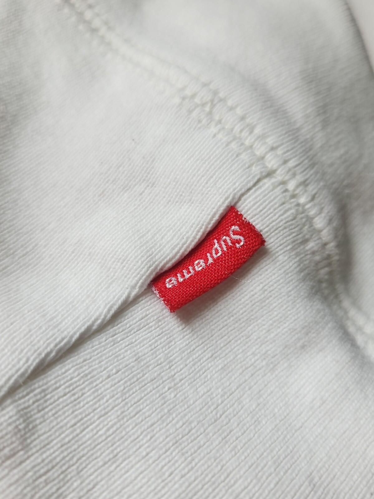FW17 Supreme x Scarface Friend Kapuzenpullover Weiß Größe L