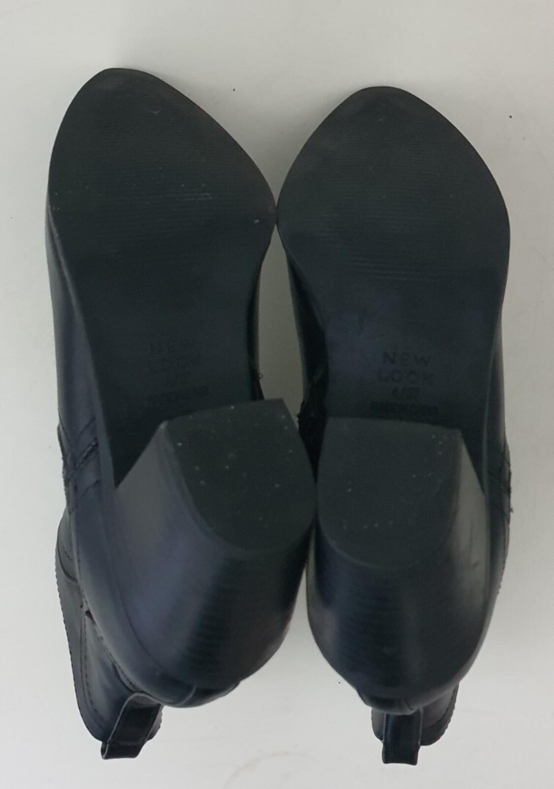 NEW LOOK black Western women's ankle boots size UK 4 EUR 37