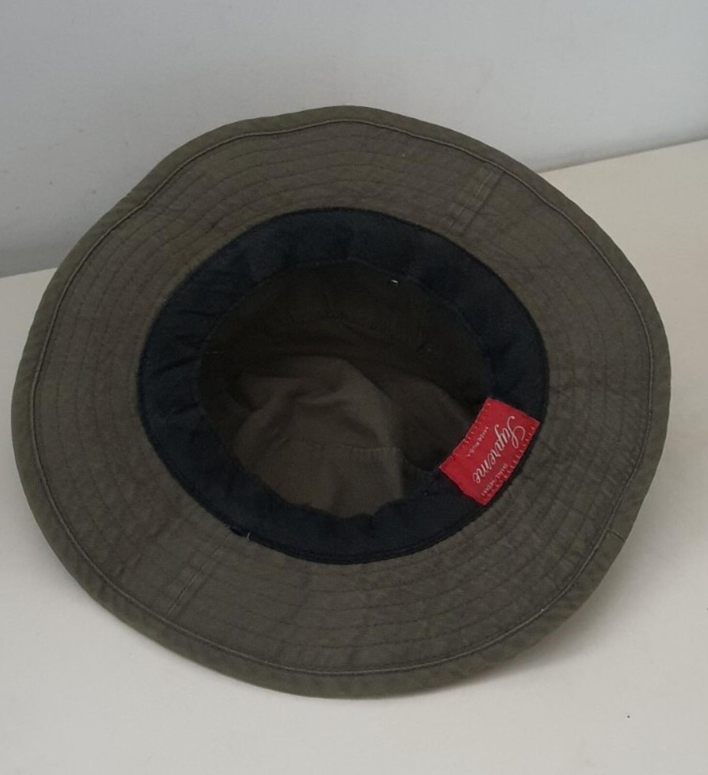SS15 Supreme Twill boonie Hat Olive Size S / M