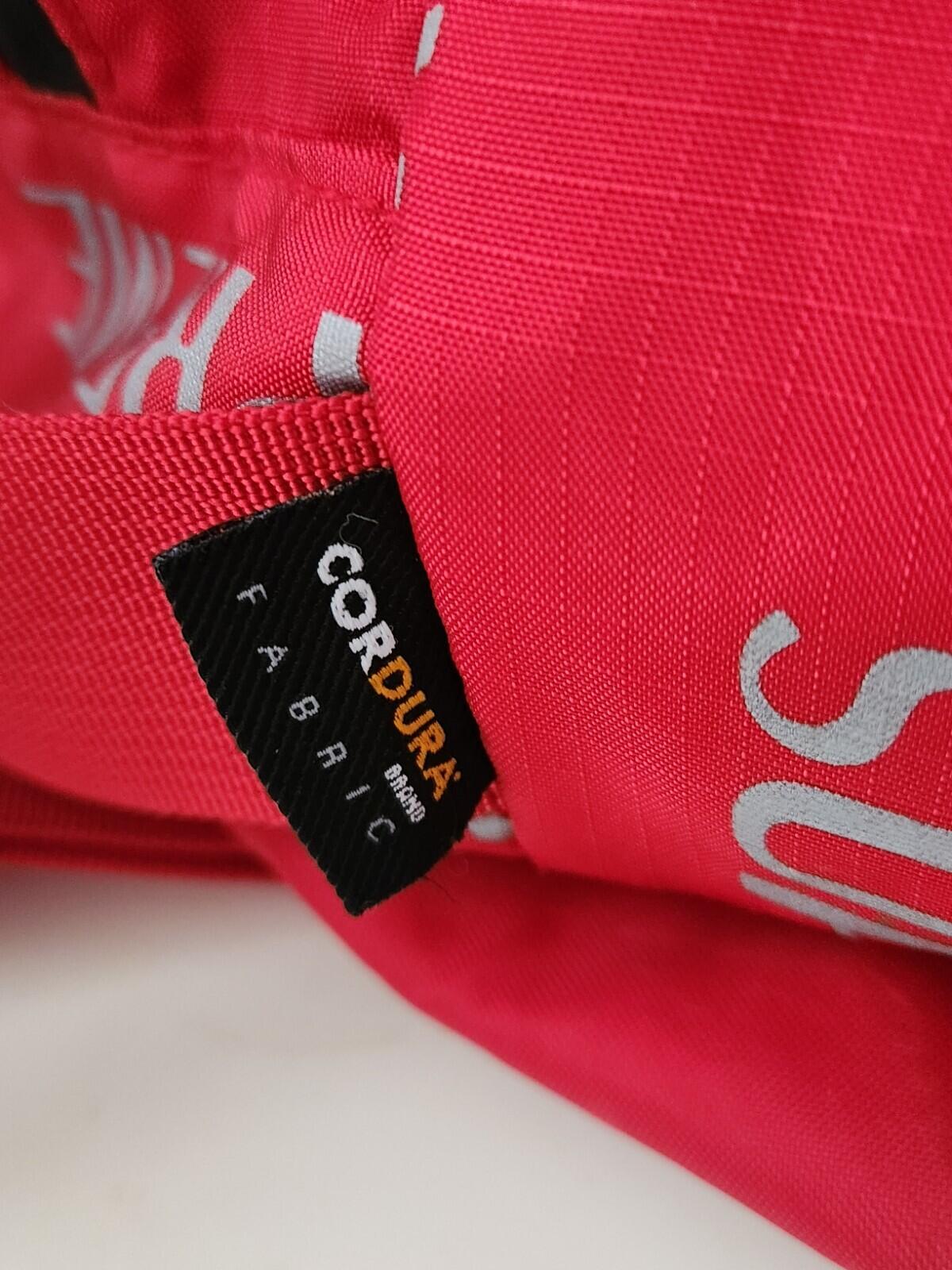 FW16 Supreme 3M Reflective Repeat Duffle Bag Red Bag