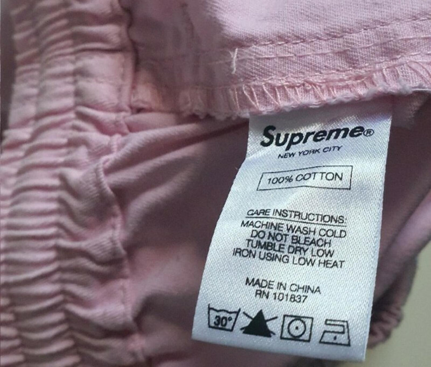 SS17 Supreme x MC Escher dust pink Short size S small shorts Rare