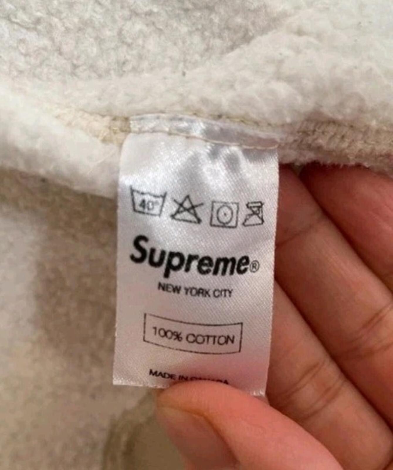FW11 Supreme Zip-up Bomber Jacket Natural Size M