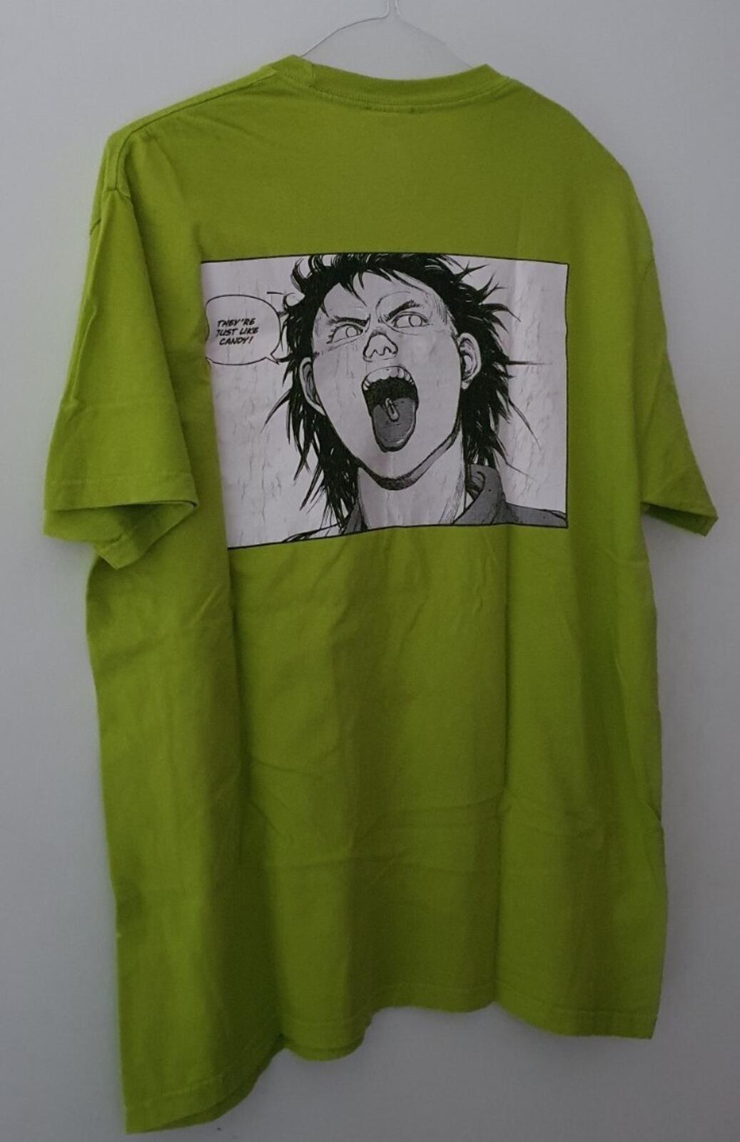 FW17 Supreme x Akira Pill Lime tee size L large T-shirt Anime Japanese