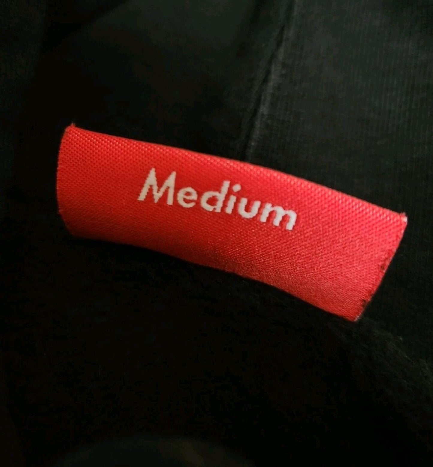 FW21 Supreme Reflective Hooded Sweatshirt Black hoodie size M medium