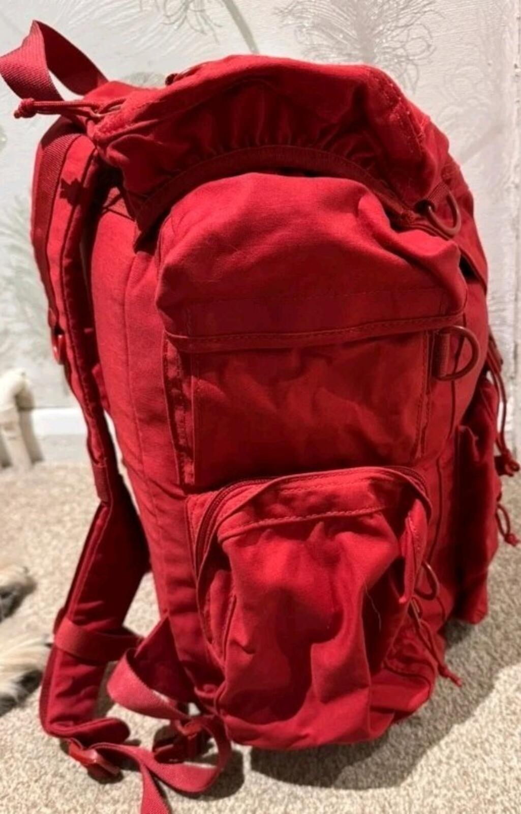 SS23 Supreme Field Backpack Bag Red Water Resistant