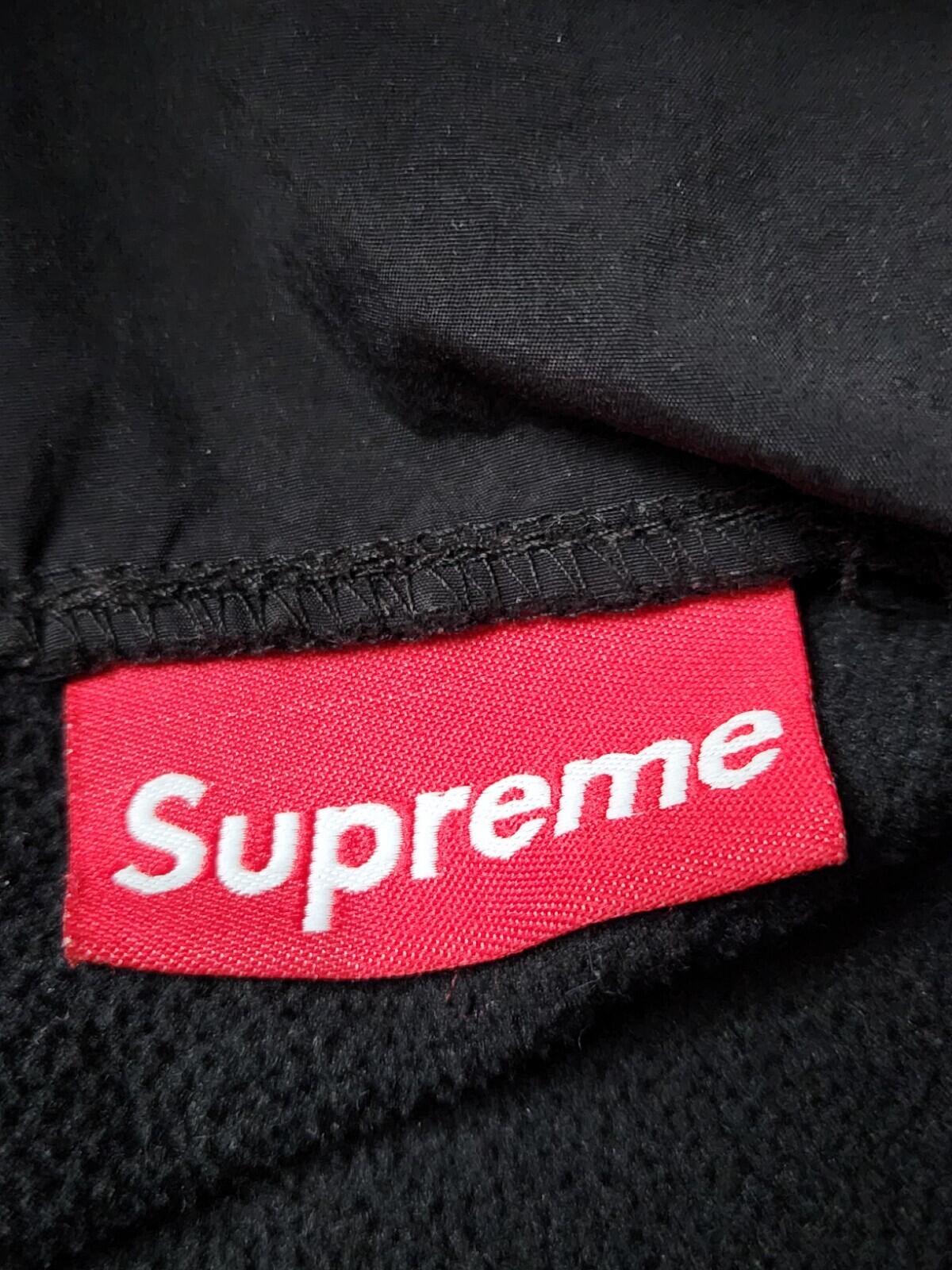FW13 Supreme Fleece Pullover Hoodie Black Size M