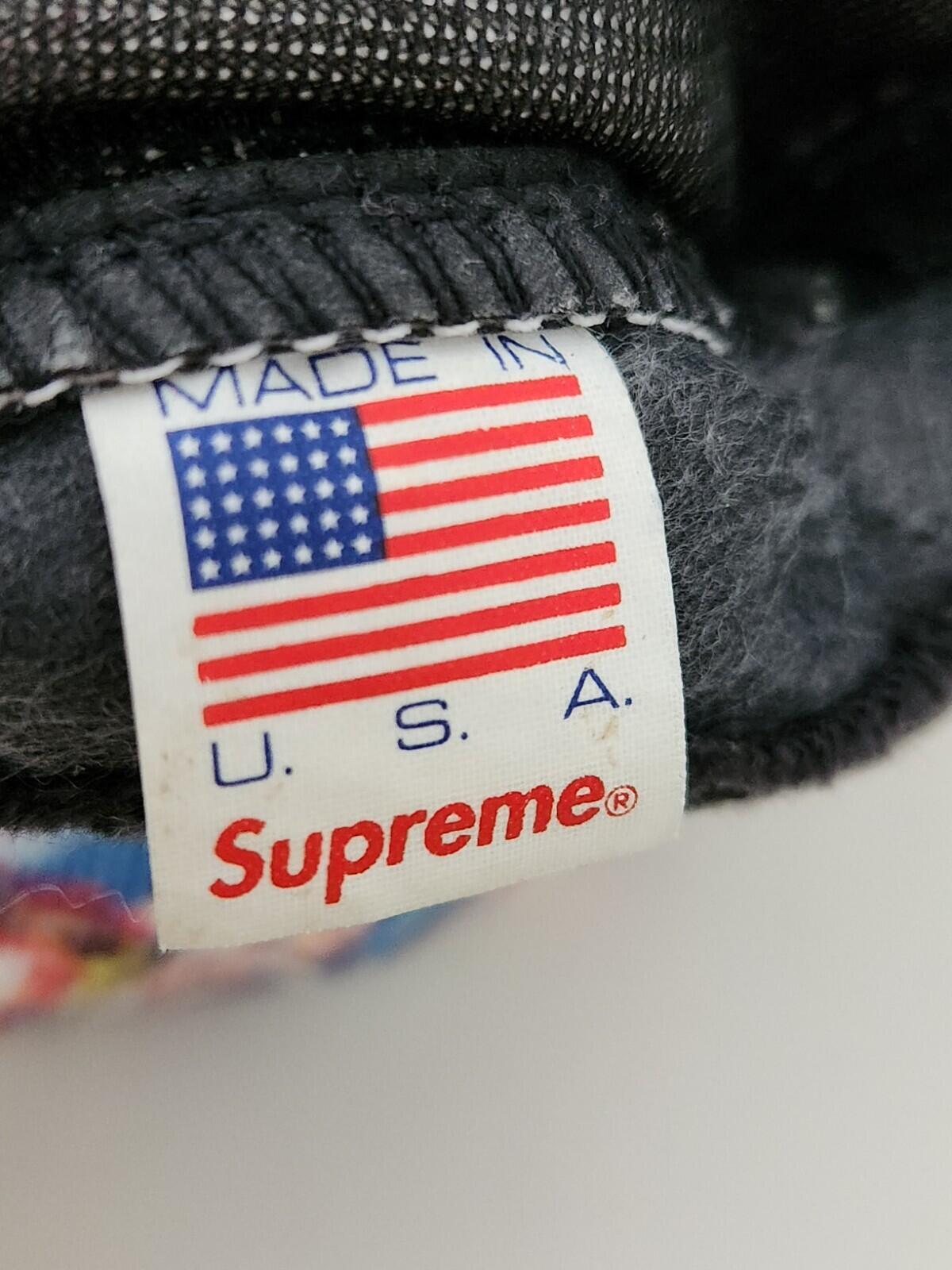 FW14 Supreme x Liberty Art Fabrics Jewels Camp Cap vintage hat box logo Rare