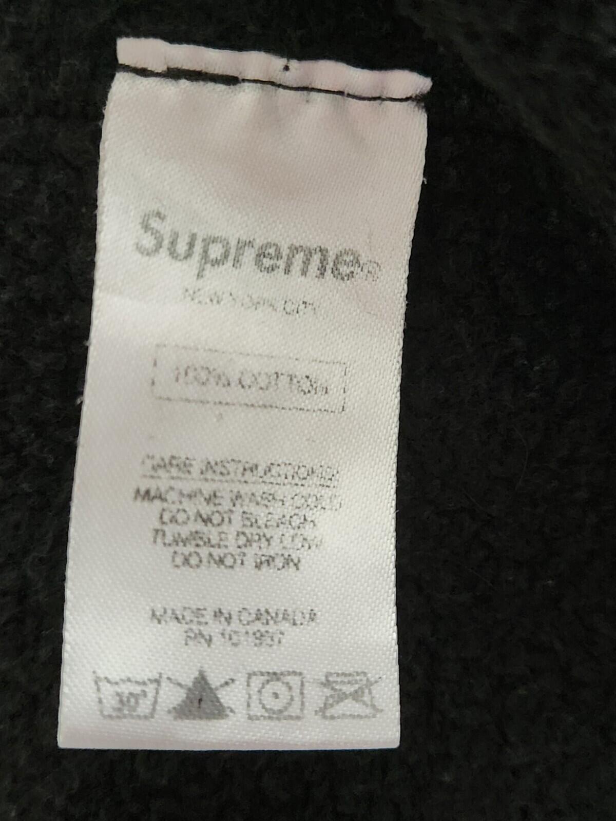 FW16 Supreme x Slayer Hooded Sweatshirt Size M Medium Black Hoodie