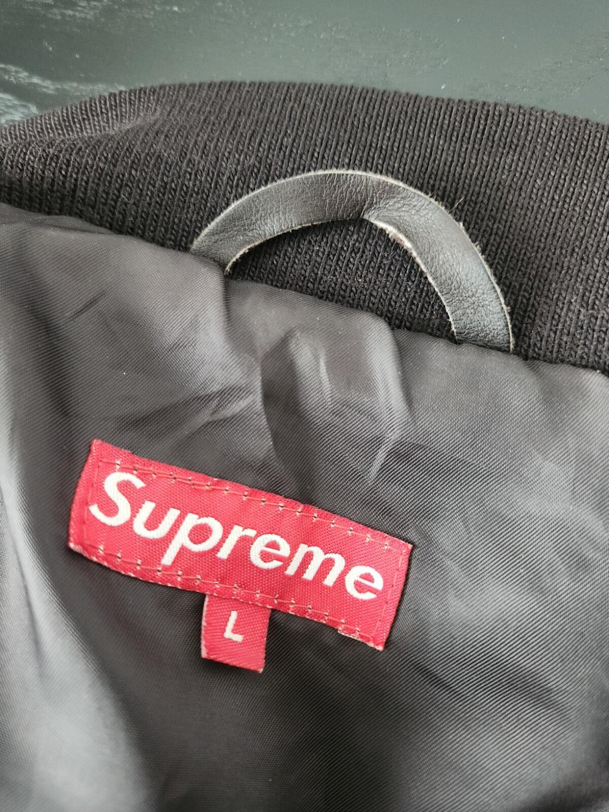 Supreme Vintage Mid-1990s Leather Jacket Schott USA Made Size L  Very Rare Grail