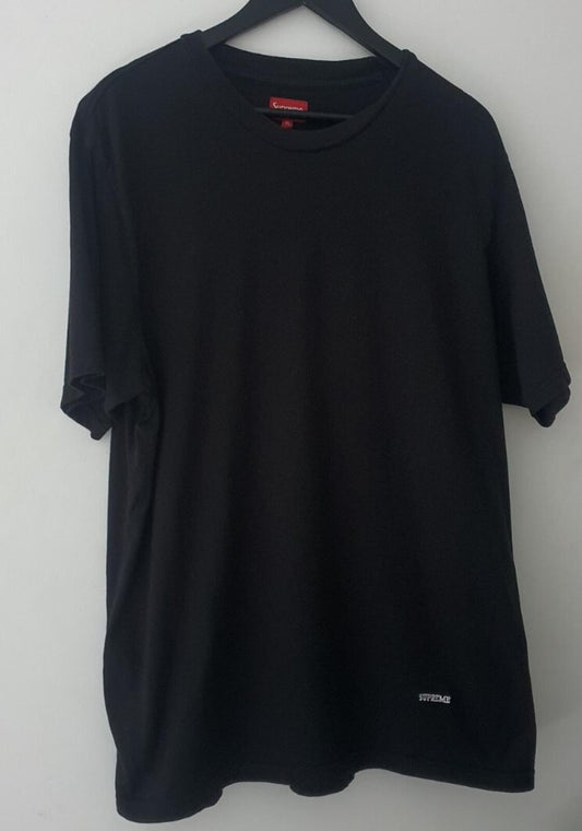 Playera FW19 Supreme University S/S Top Negra talla XL