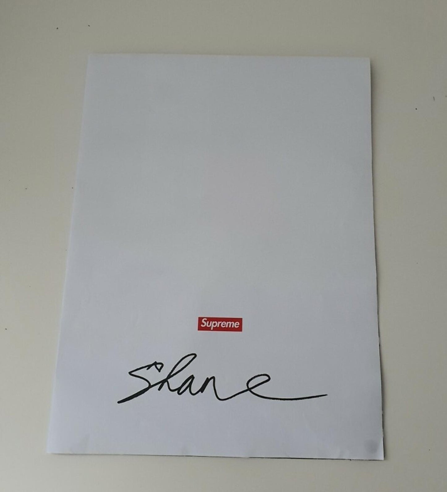 FW13 Supreme x Shane MacGowan poster Musician Vintage Rare 2013 Accessory