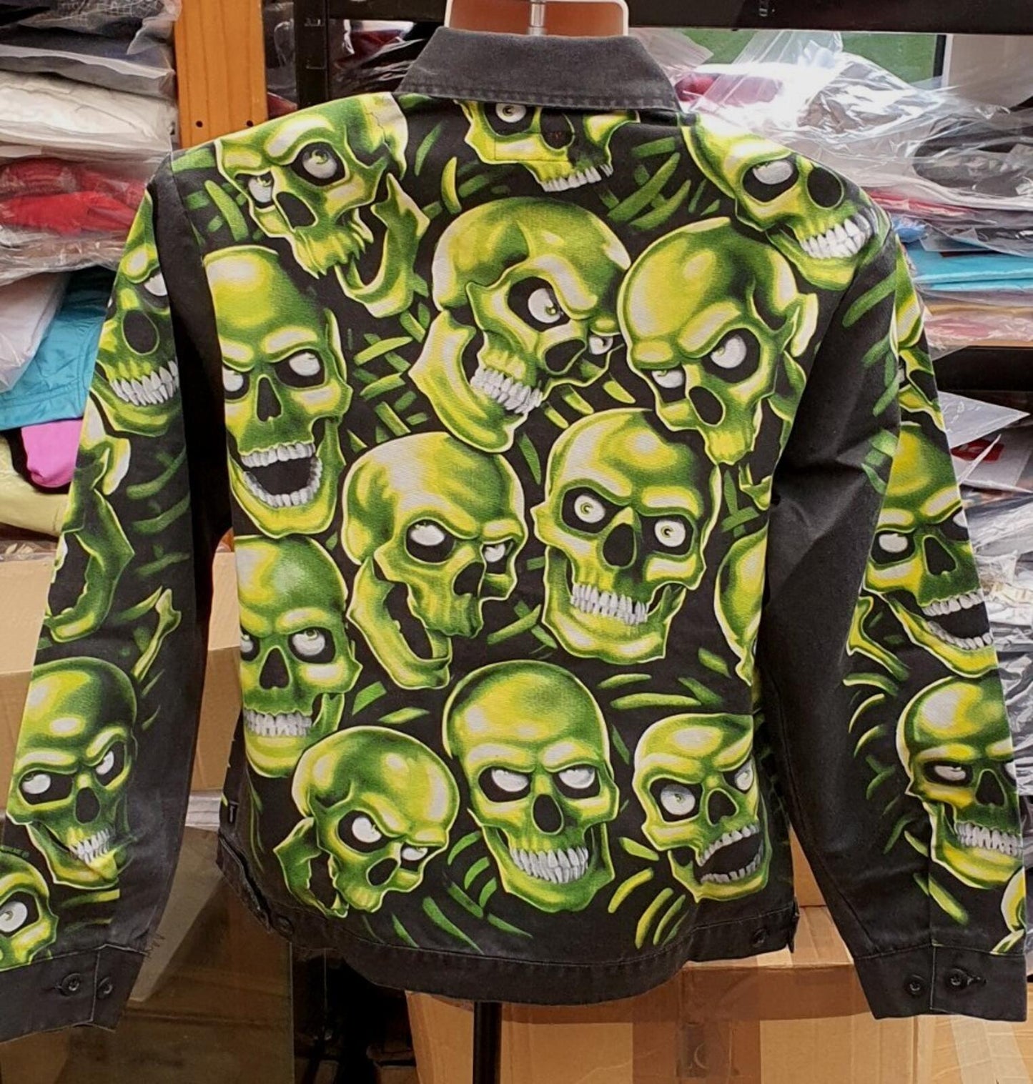 SS18 Supreme Skull Pile Work Jacket Size M