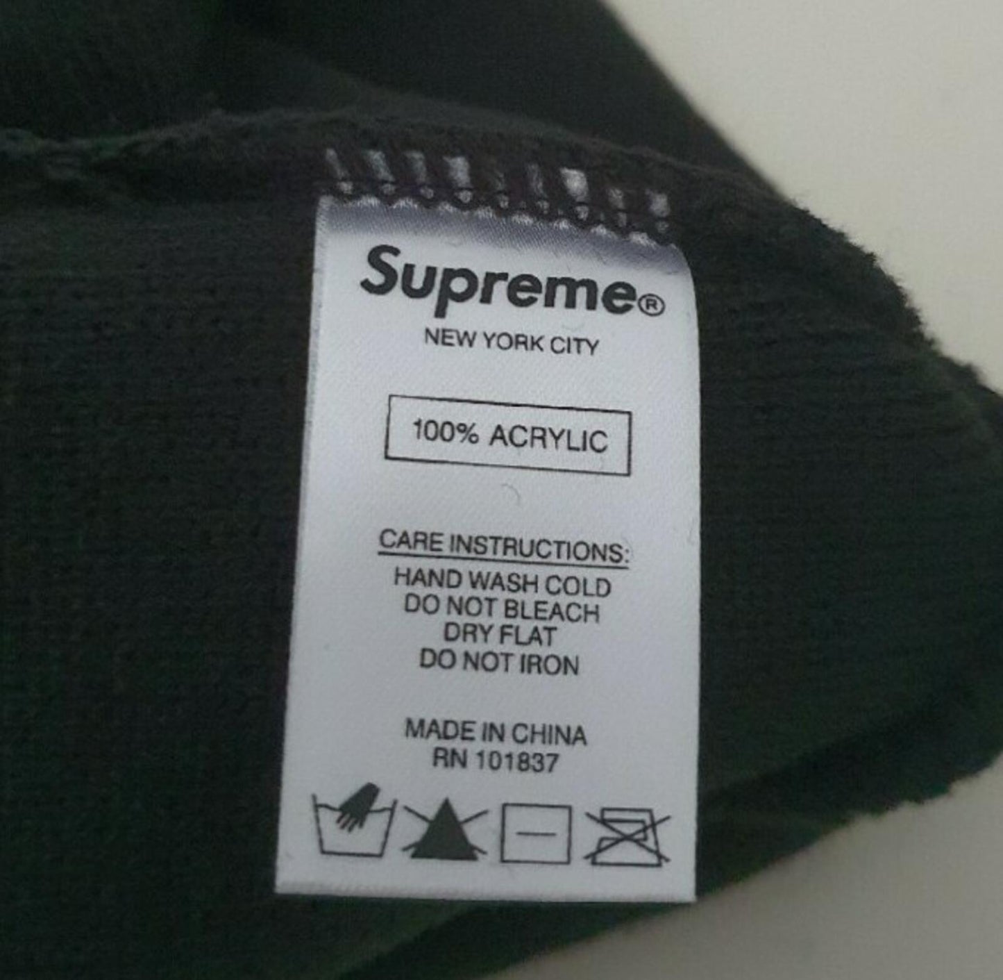 FW17 Supreme x Scarface Beanie black Hat