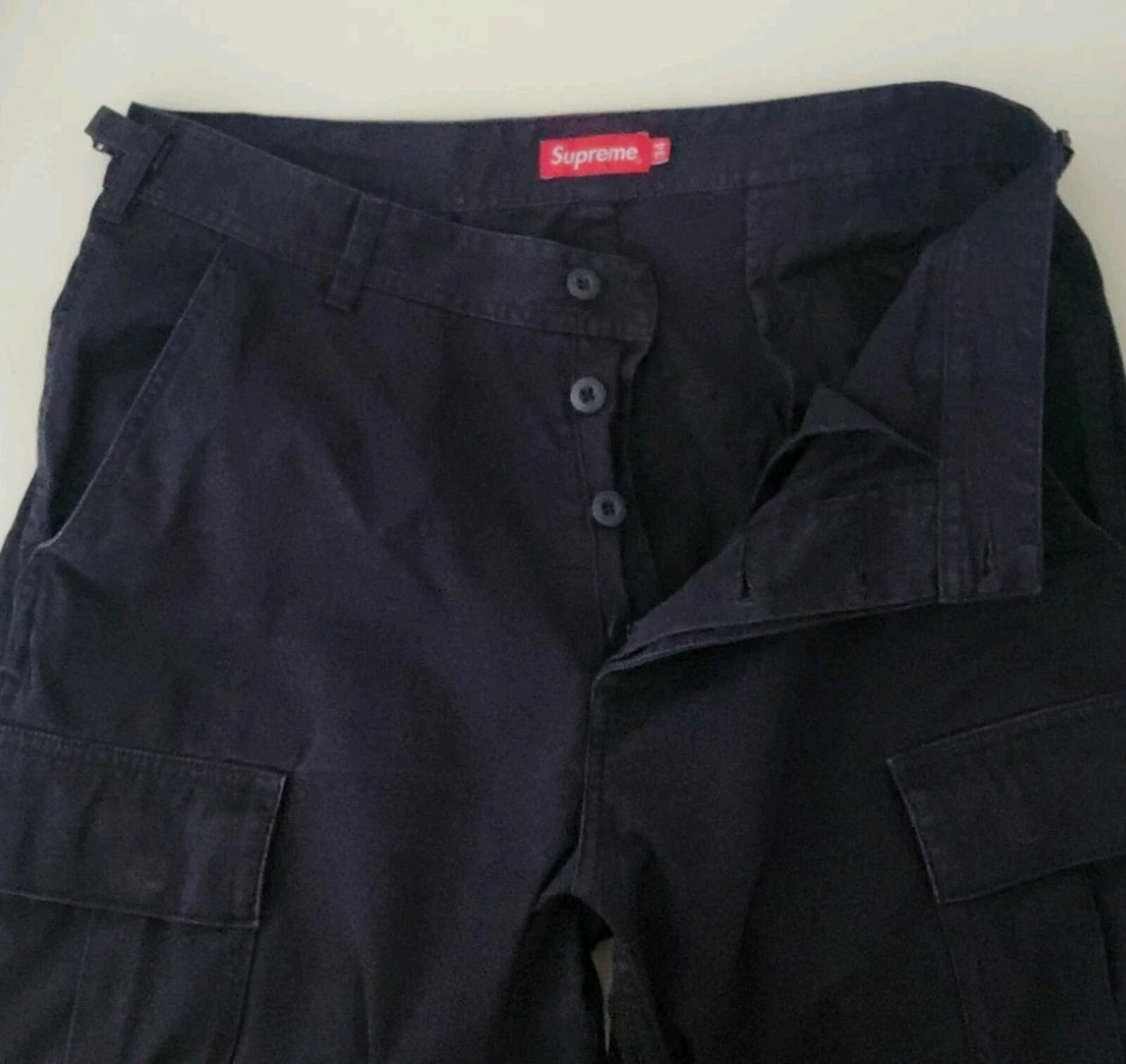 FW21 Supreme Cargo Pant Navy Size 34 W34 L32