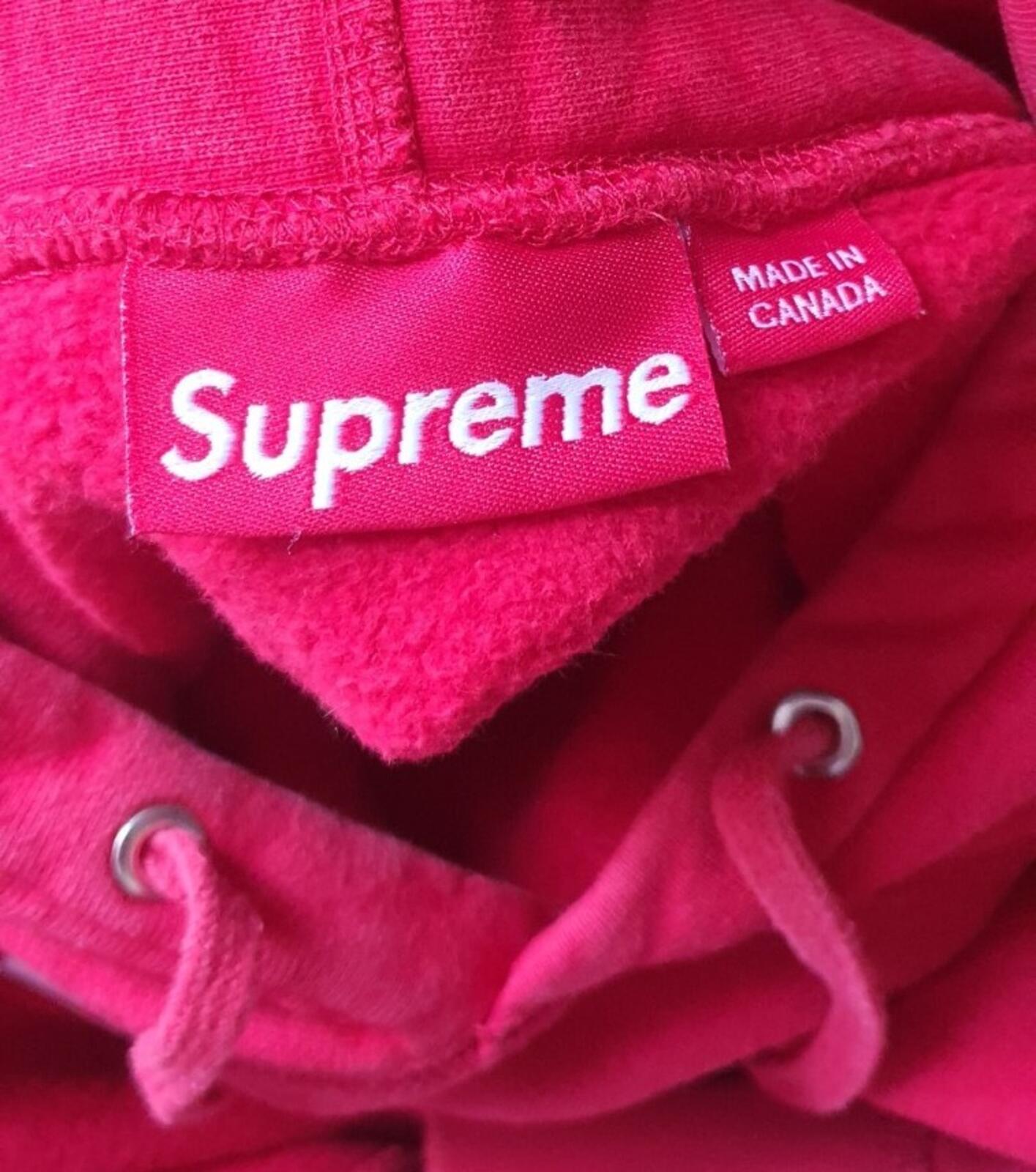FW10 Supreme SupNY Pullover Red Hooded Sweatshirt XL hoodie Vintage 2010 Rare
