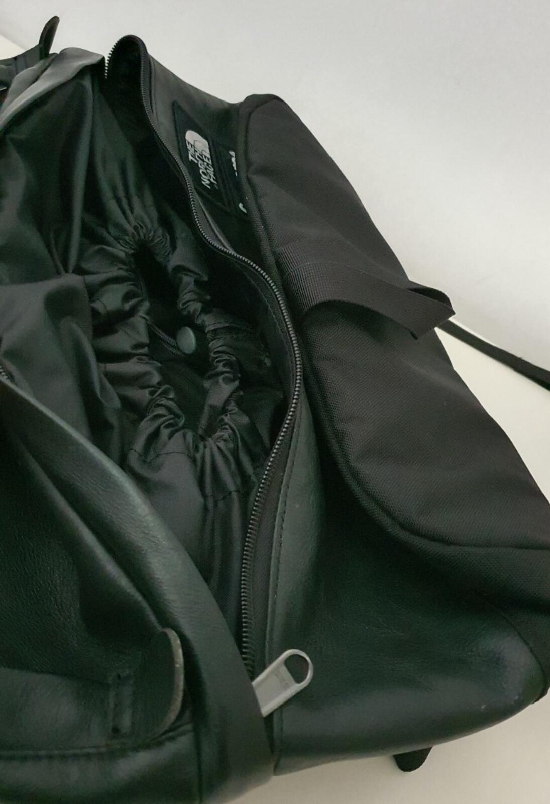 FW17 Supreme x The North Face Leather Day Pack Black Backpack