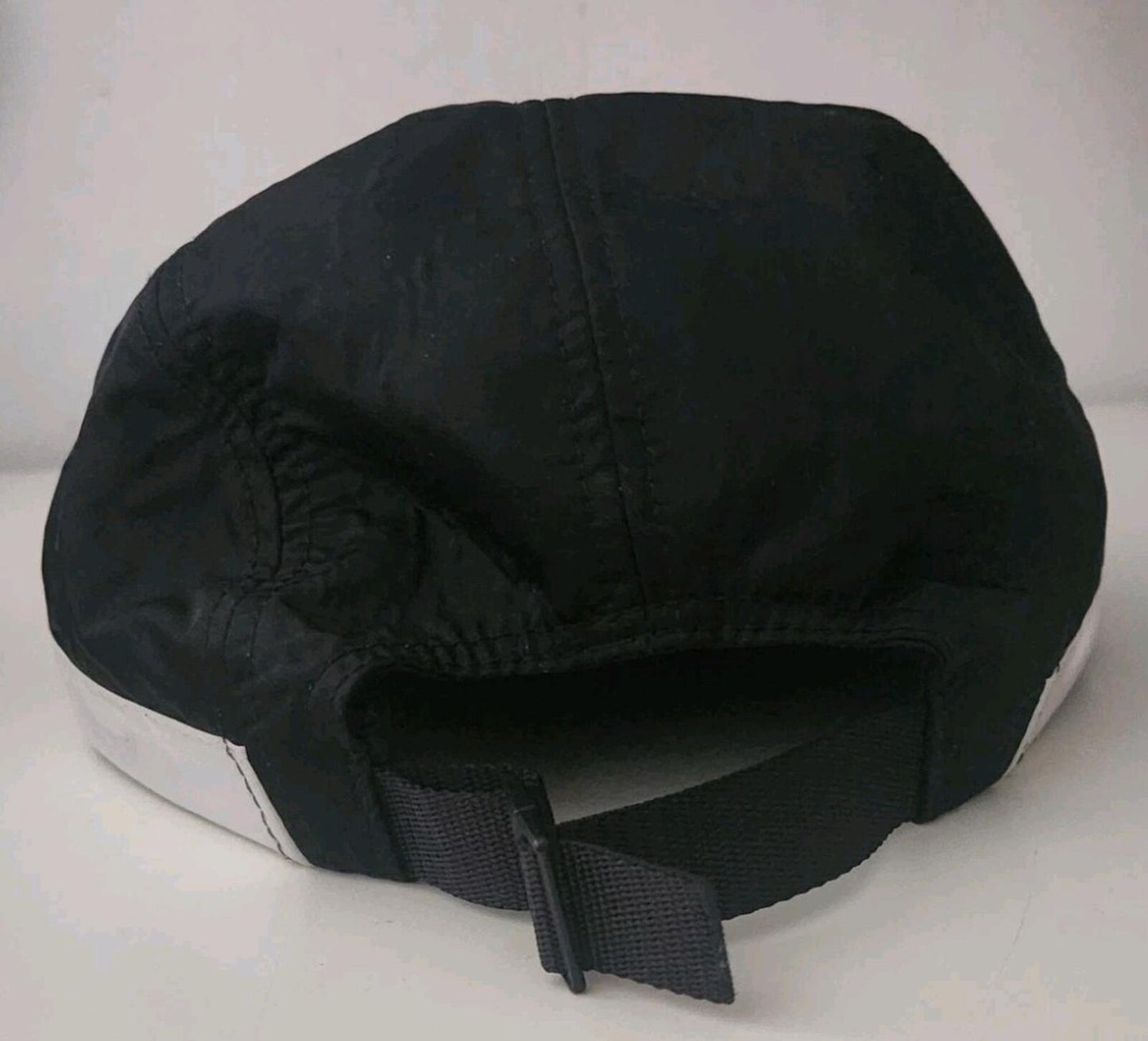 SS14 Supreme Reflective Stripe Camp Cap Black Hat Box logo Made In U.S.A