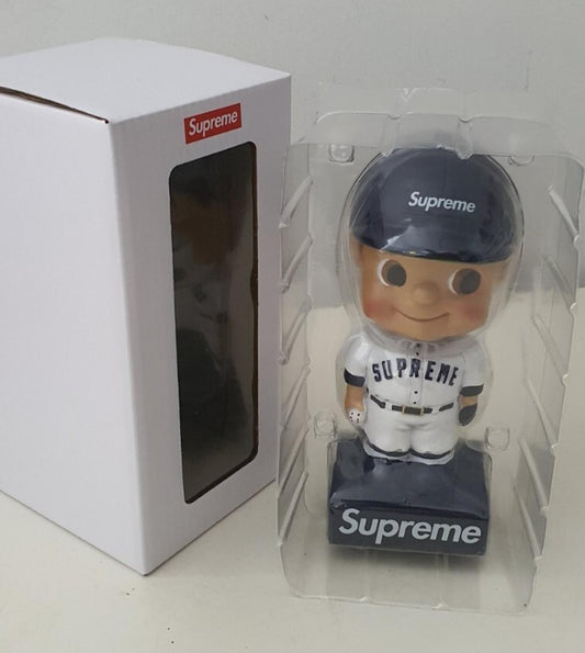 SS23 Supreme Muñeco Cabezón Azul Accesorio de Coche Juguete Figura Regalo de Navidad Accesorio