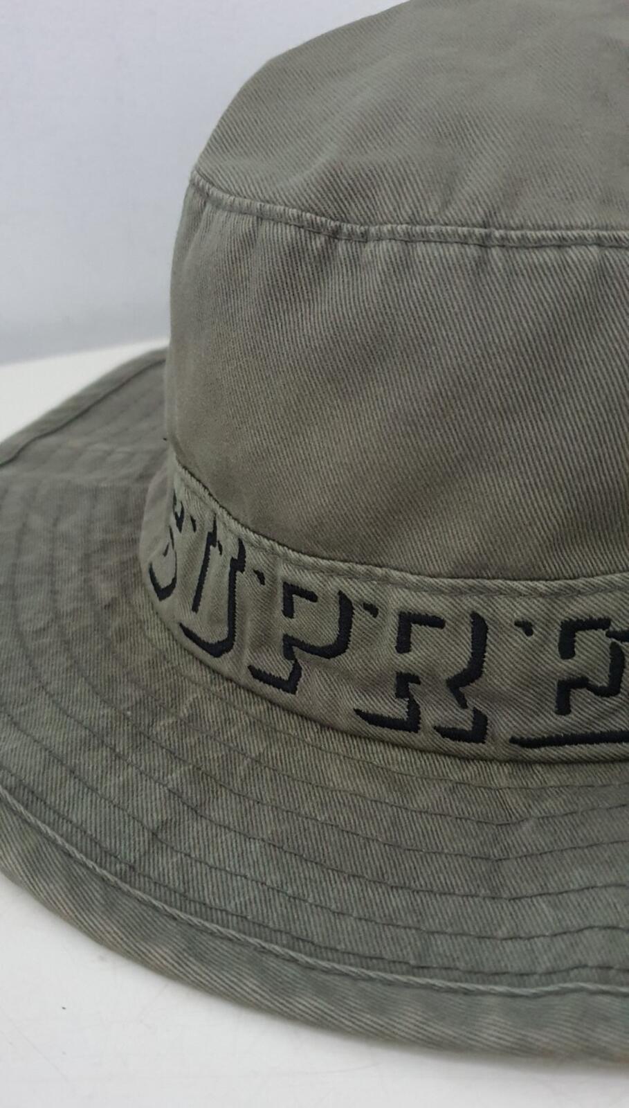 SS15 Supreme Twill boonie Hat Olive Size S / M