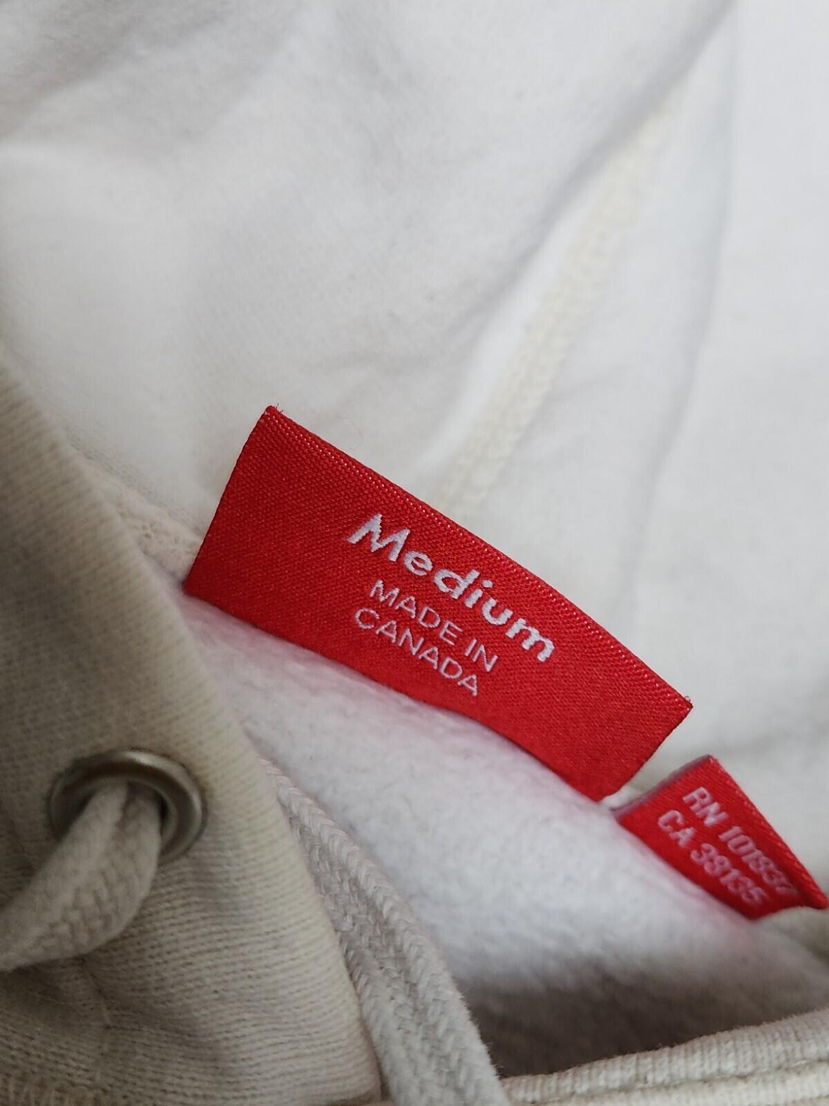 FW19 Supreme Delta Logo hooded sweatshirt Size M Medium Hoodie Natural