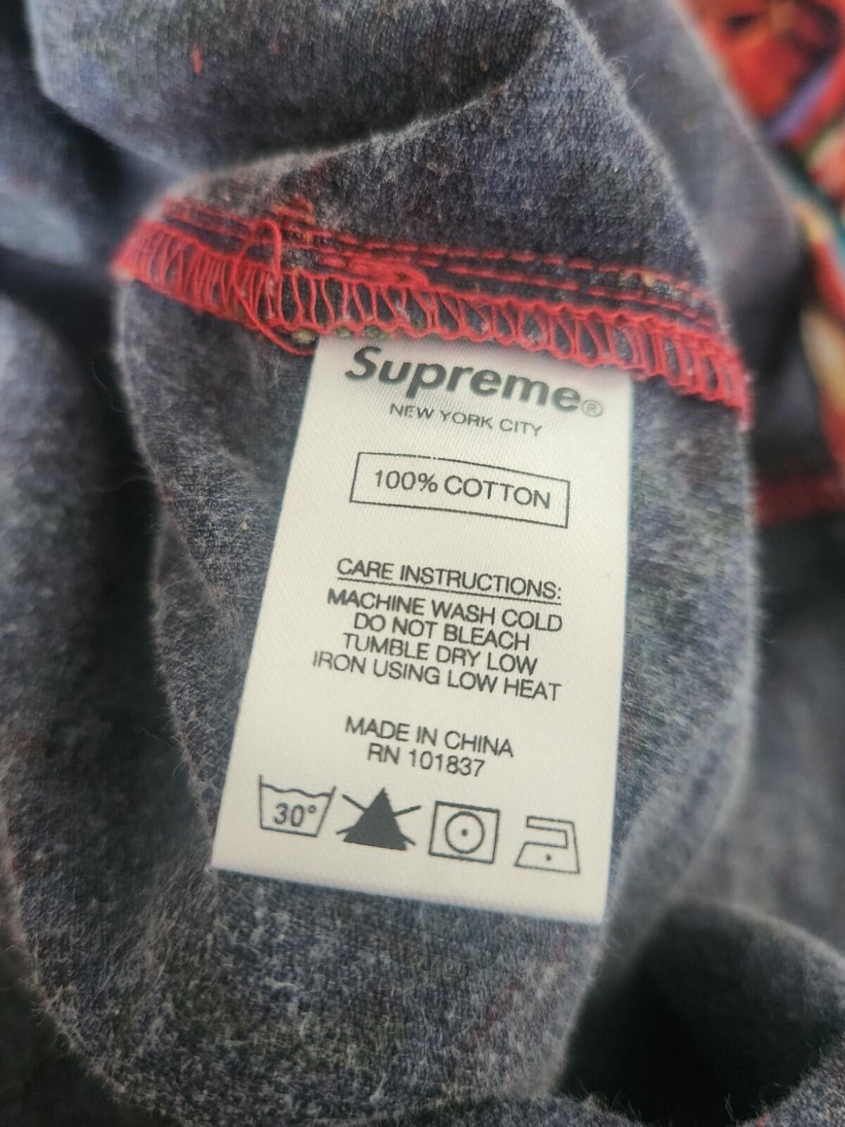 FW18 Supreme Roses Corduroy Shirt Size L Large Button Up Long Sleeve Floral