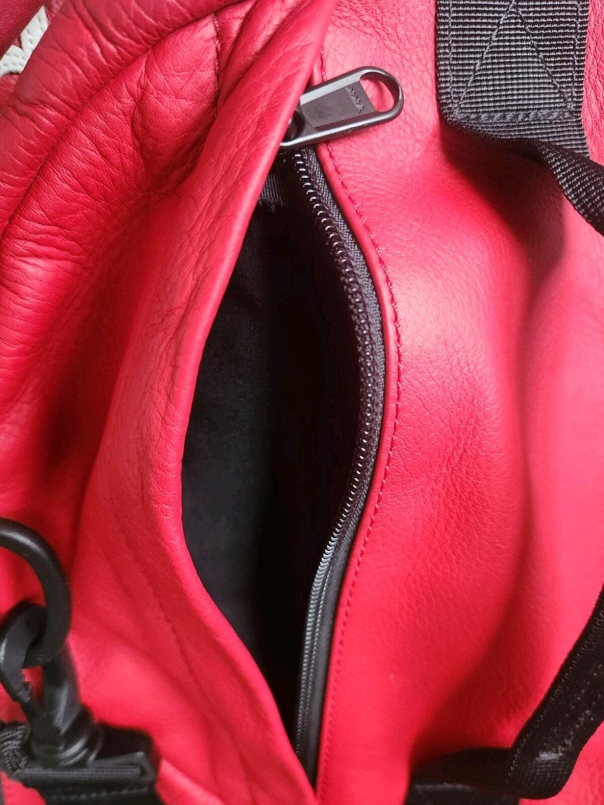 FW19 Supreme x Nike Leather duffle bag box logo Premium Cowhide