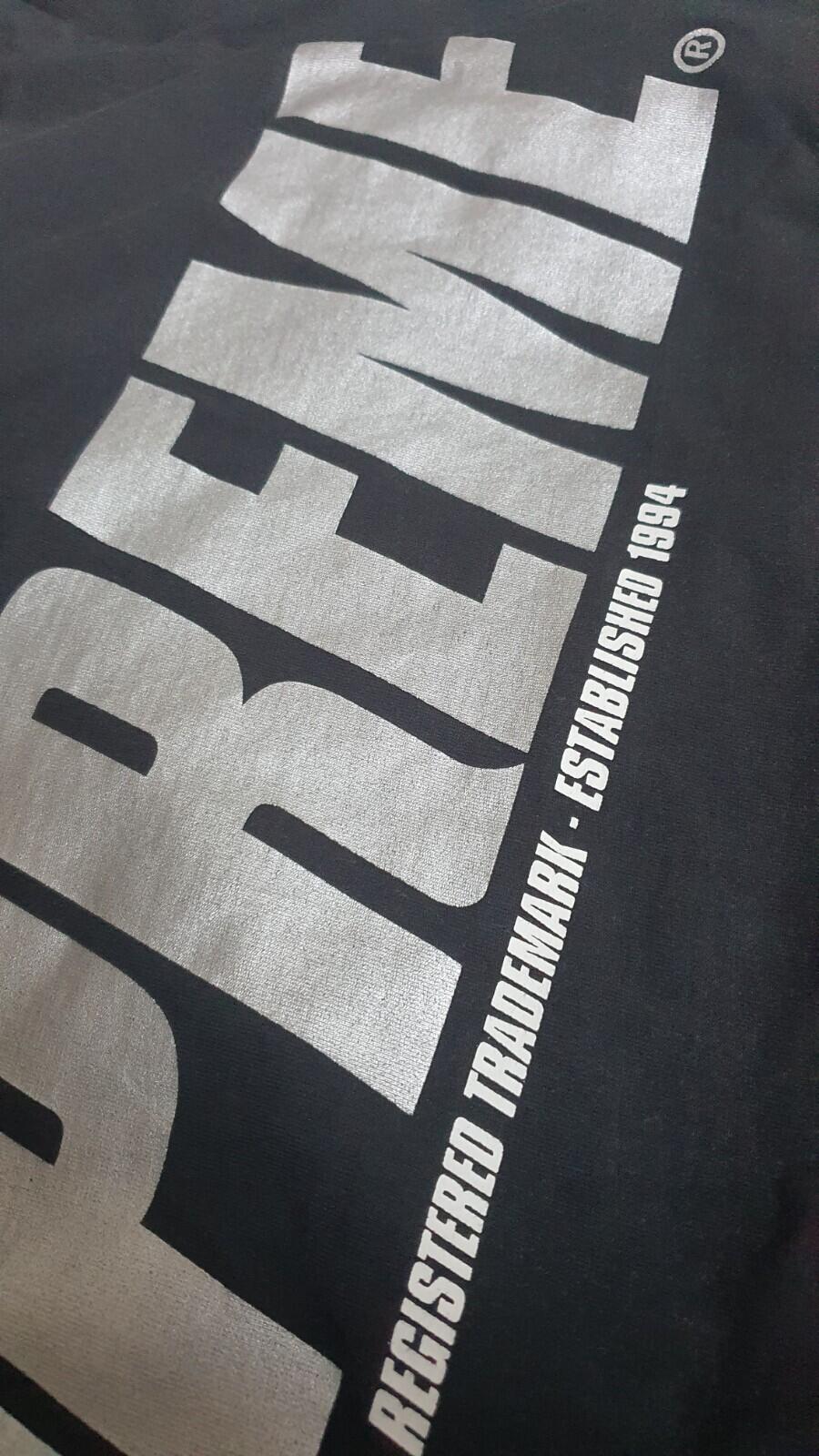 FW20 Supreme Trademark L/S Top Tee Black Size XL