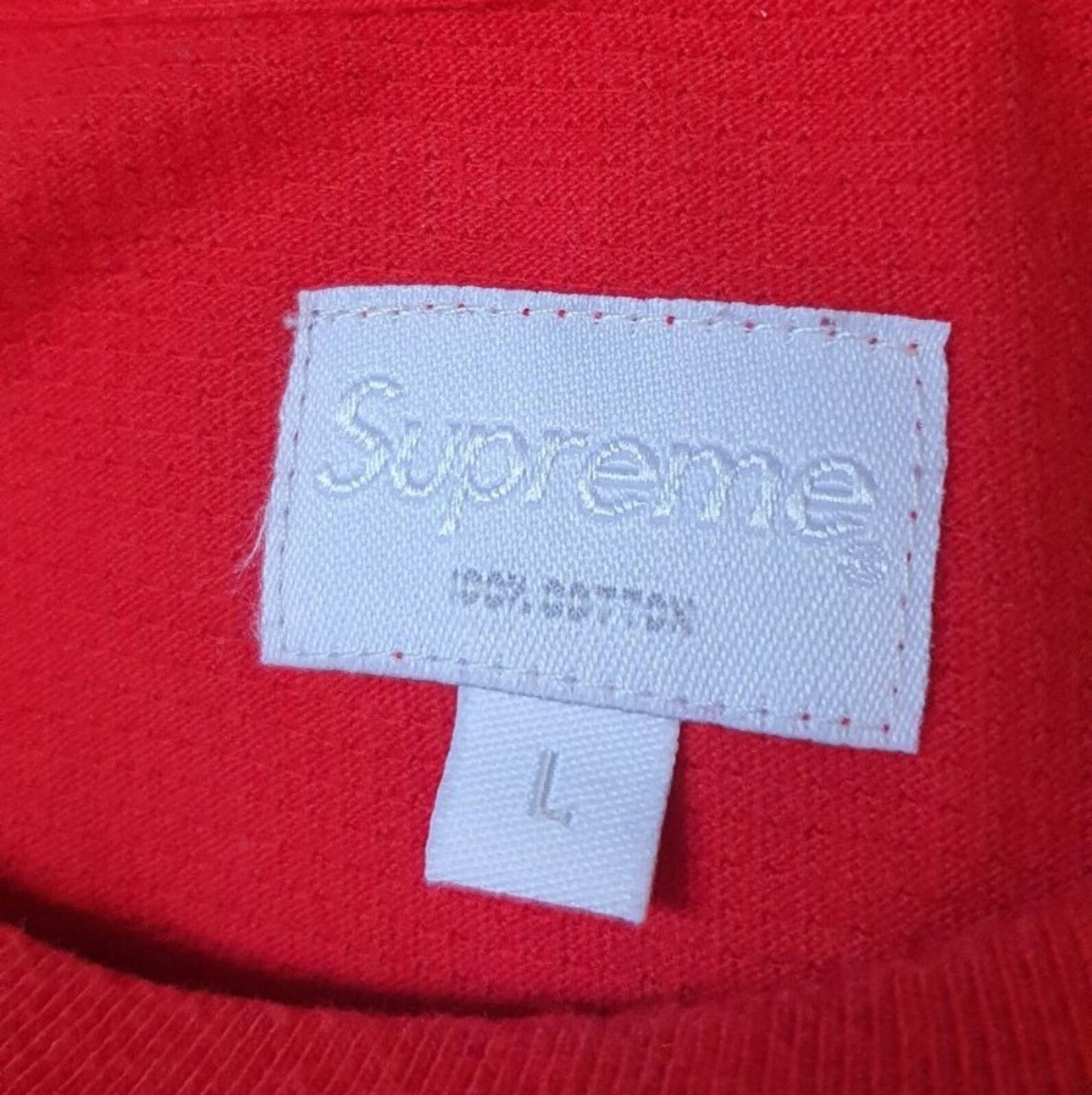 SS11 Supreme Football Top size large red tee t-shirt 85 jersey 2011 vintage Rare