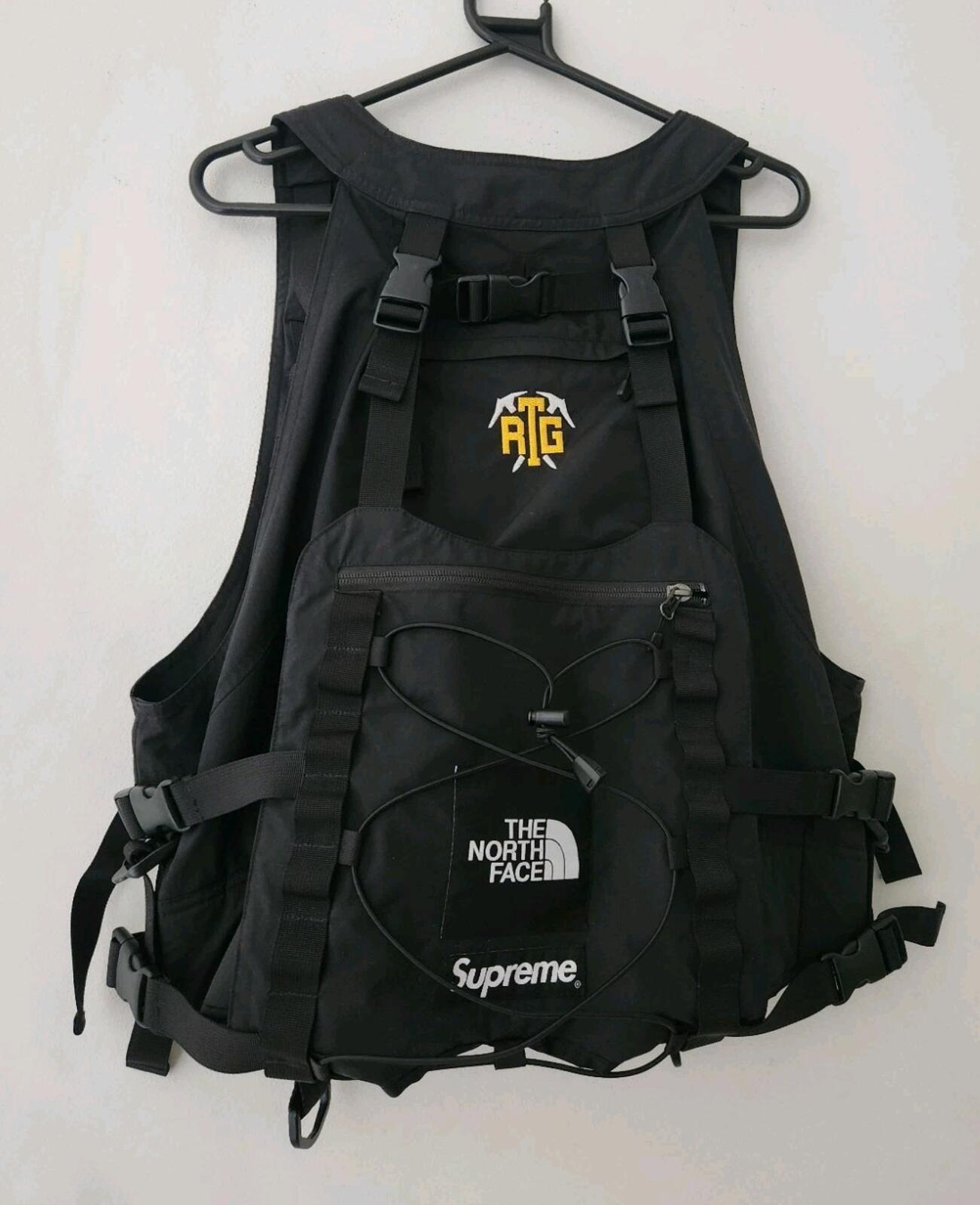 SS20 Supreme x The North Face RTG GORE-TEX nylon utility vest waterproof black