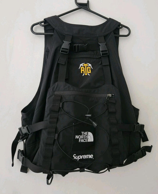 SS20 Supreme x The North Face RTG GORE-TEX chaleco utilitario de nylon impermeable negro