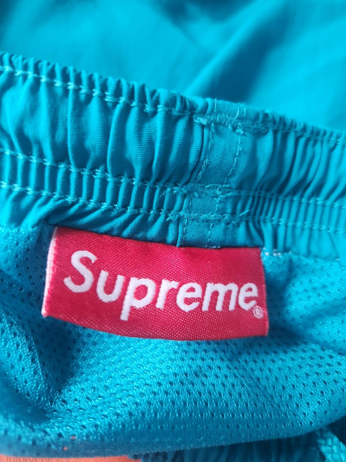 SS20 Supreme Mesh Panel Water Short Size M Bright Teal