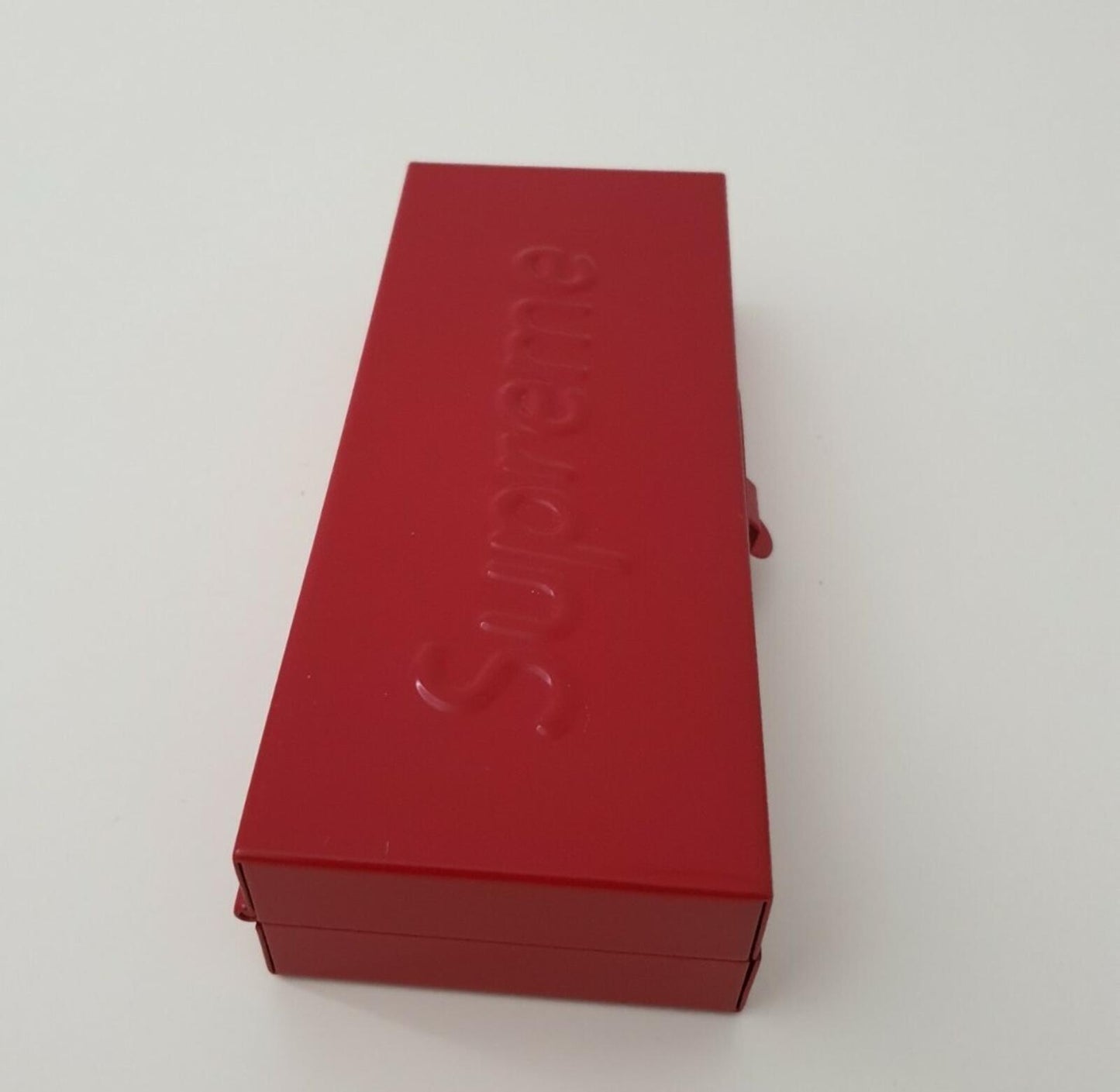 SS09 Supreme small metal box red vintage grail from 2009 Very rare Accessory