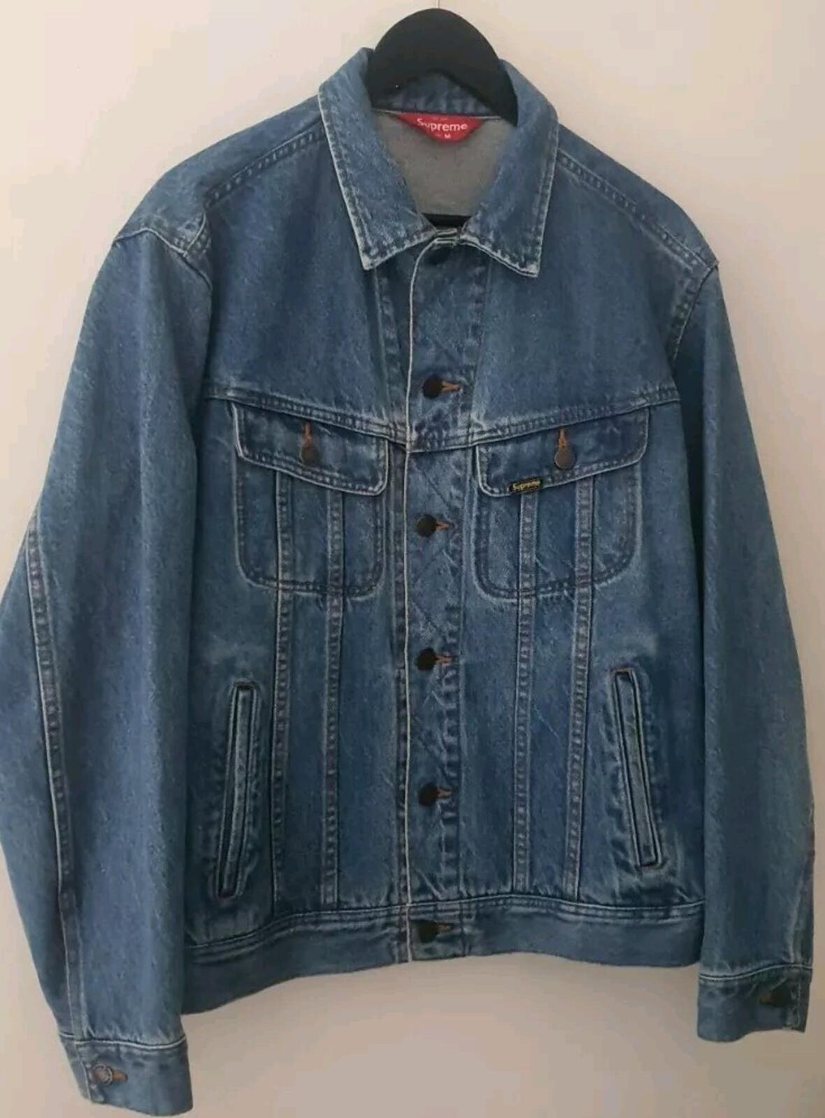 SS19 Supreme New York painted trucker jacket Size M Medium