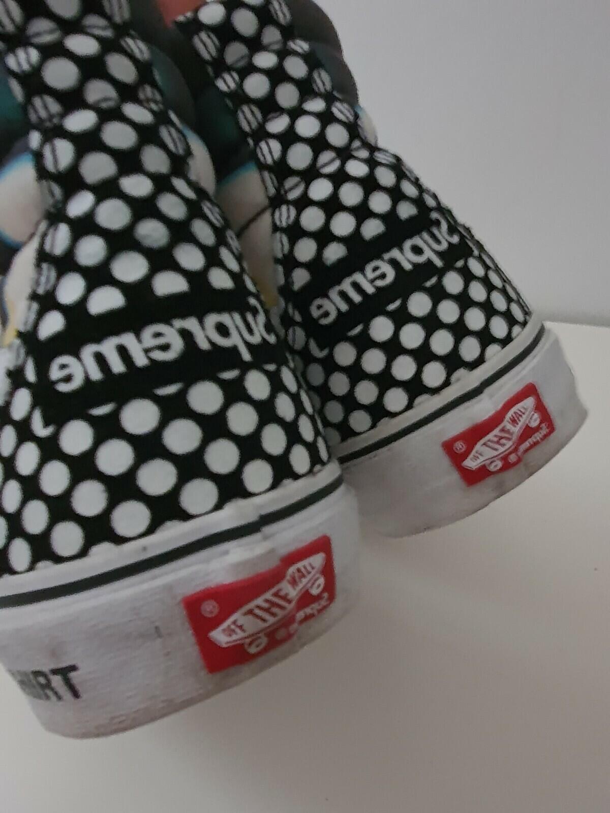 SS14 Supreme x Vans Comme Des Garçon CDG Sk8-Hi Reissue US 9 UK 8 EU 42 Vintage