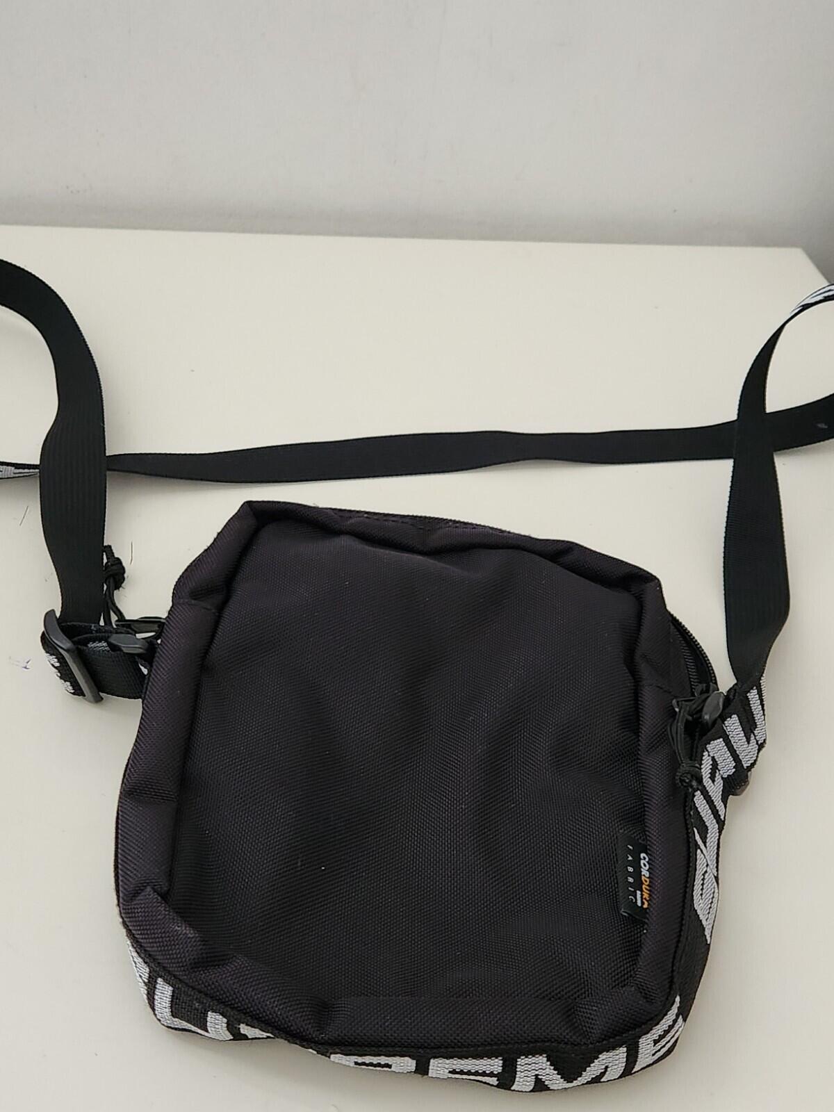 SS18 Supreme shoulder bag Cordura Fabric Black