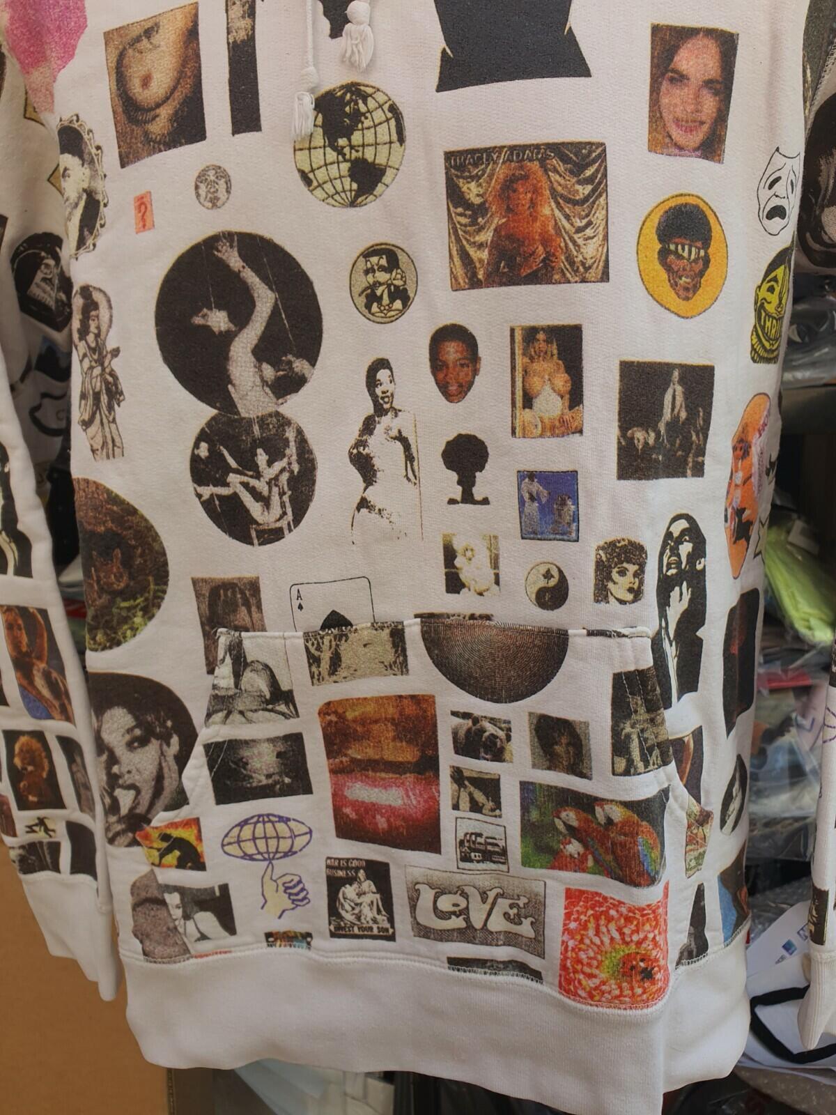 SS17 Supreme Thrills Hooded Sweatshirt White Size M