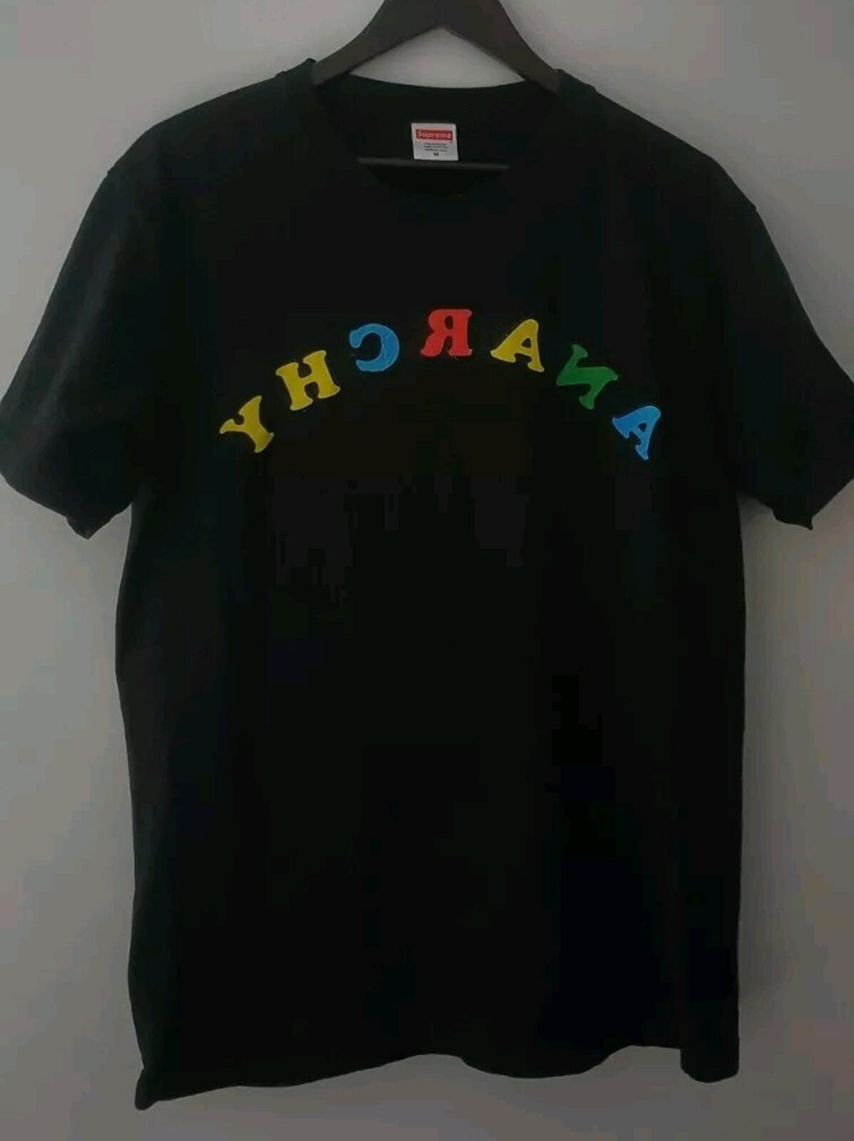 SS21 Supreme x Jamie Reid Anarchy Tee Black Size M