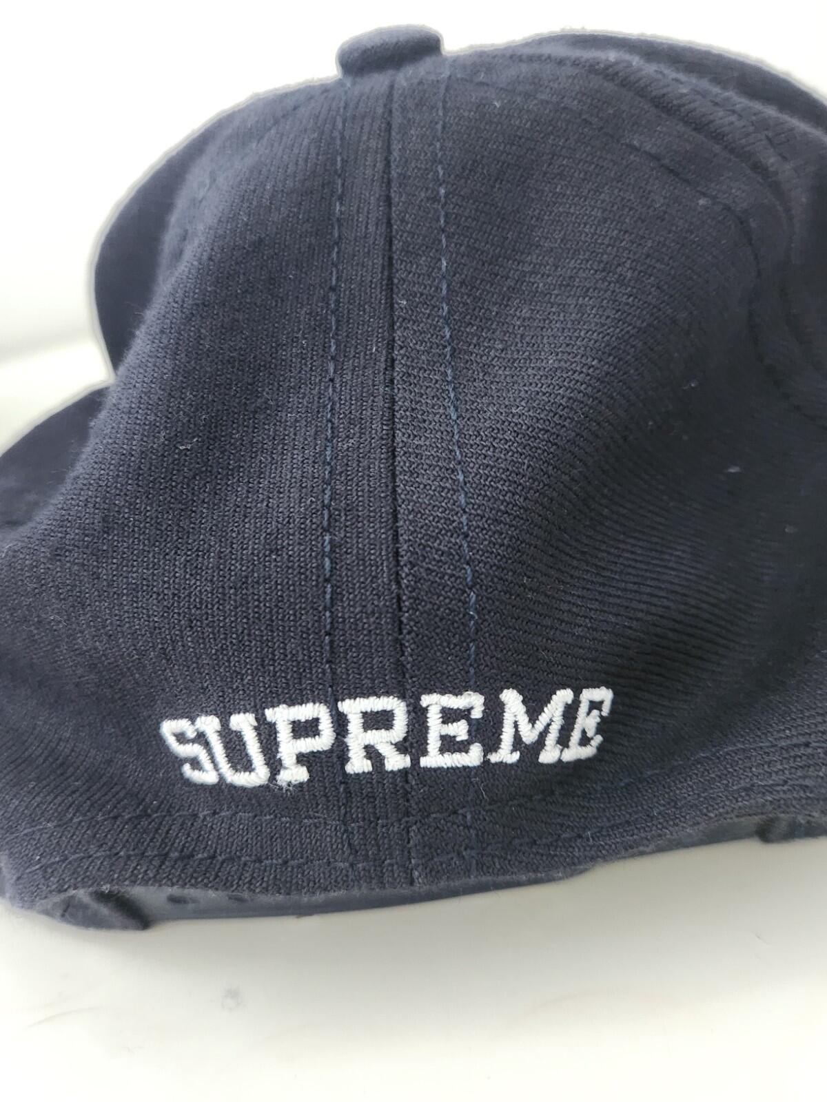 SS13 Supreme Eye Of Horus 5-panel Cap Navy