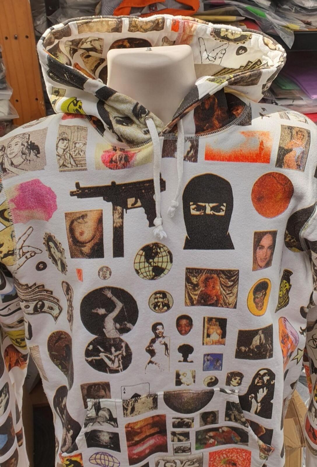SS17 Supreme Thrills weißer Kapuzenpullover M Hoodie