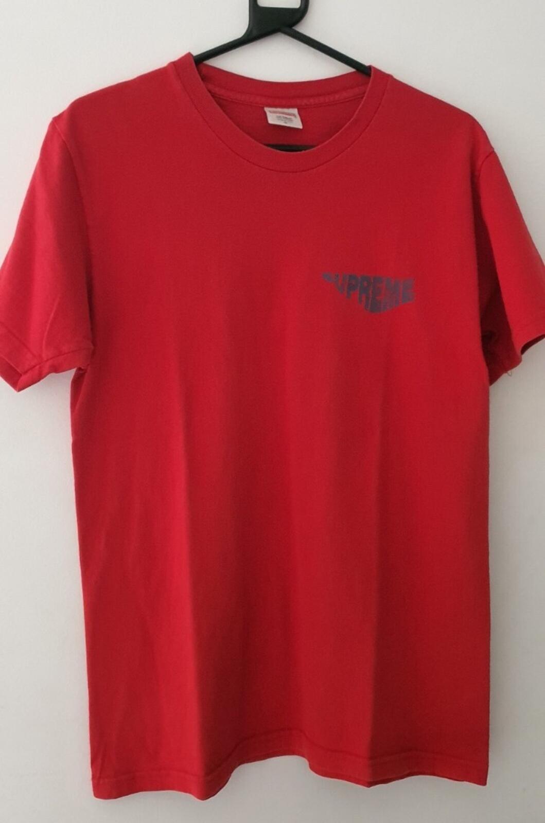 Camiseta roja talla M Supreme Cold World SS16
