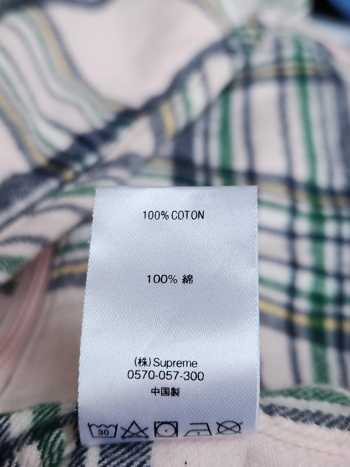 FW20 Supreme Tartan Flannel Cargo Vest size M Medium