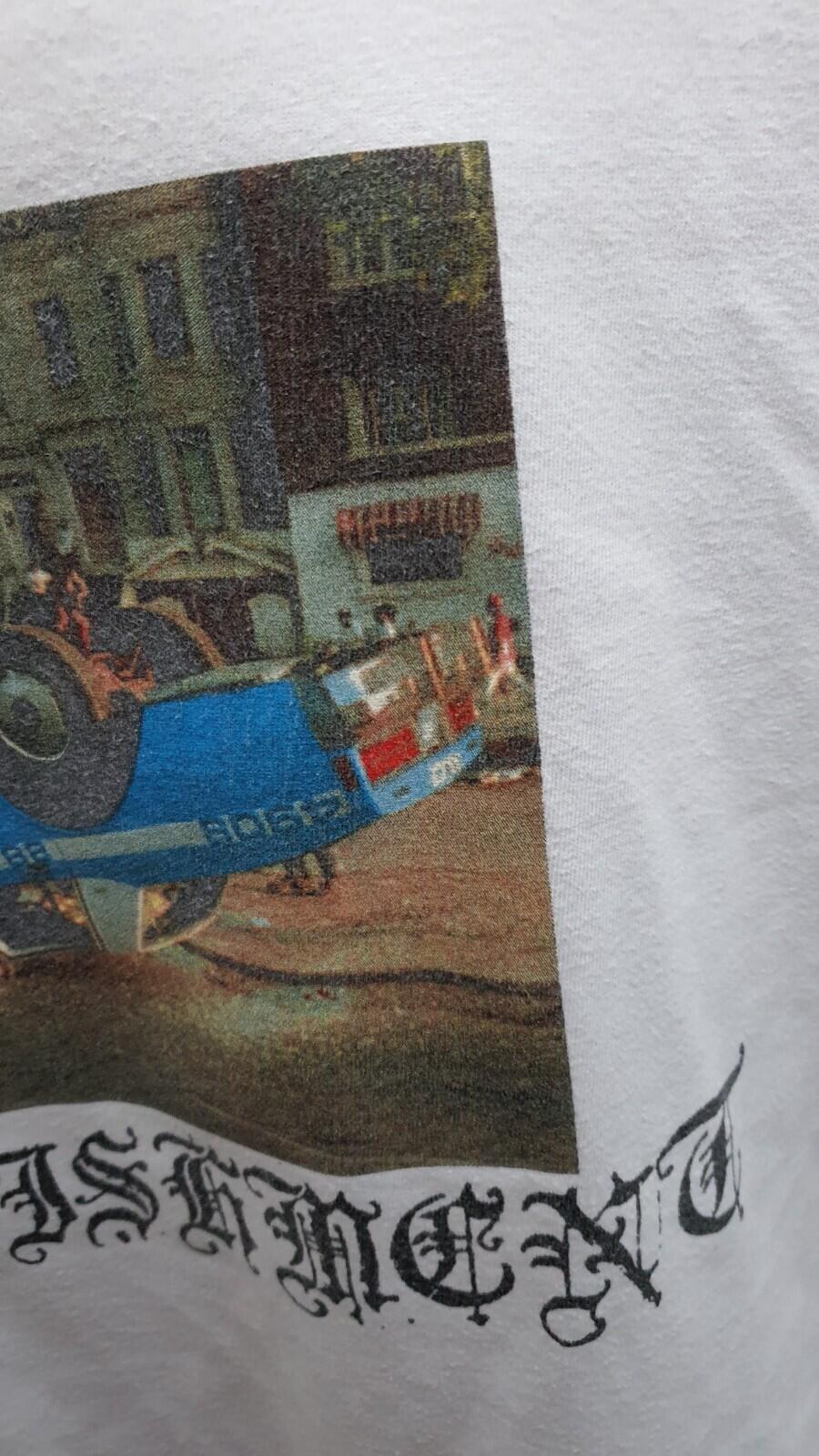 FW13 Supreme Anti Establishment white Tee size large T-Shirt vintage 2013 Rare