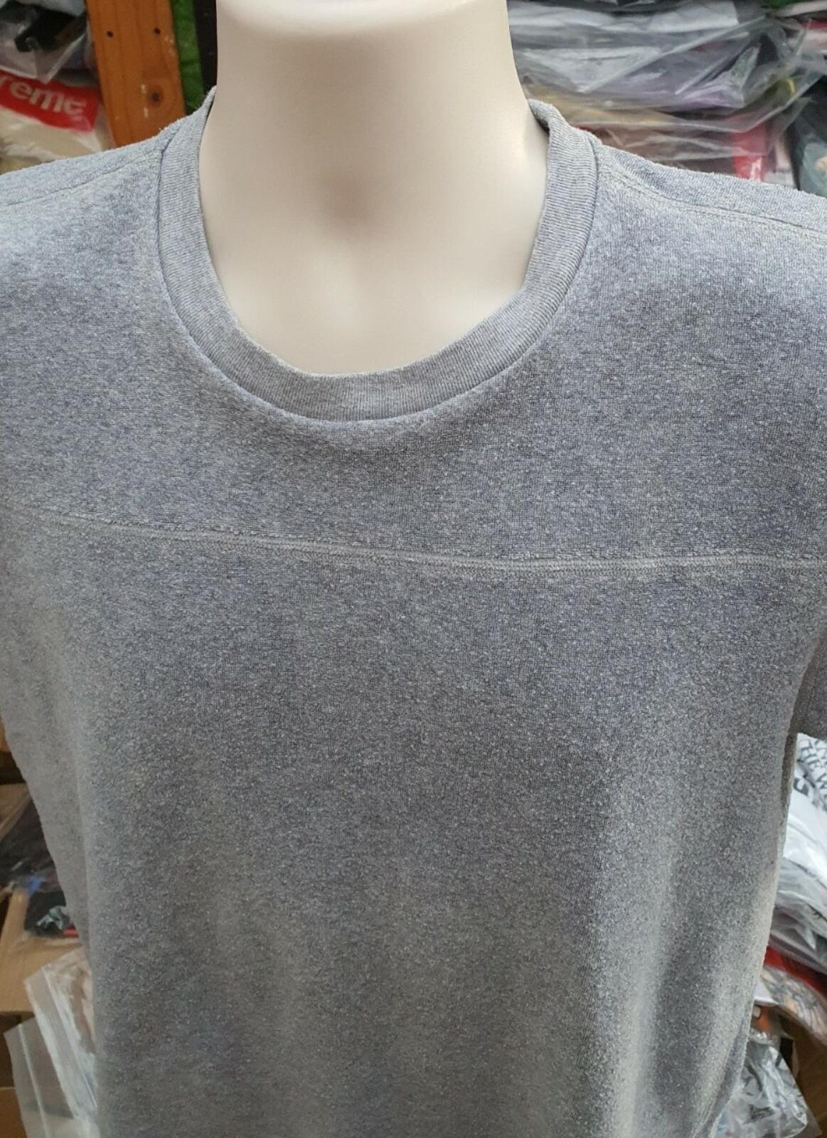 SS15 Supreme Football Terry Top T-Shirt Hellgrau Größe L