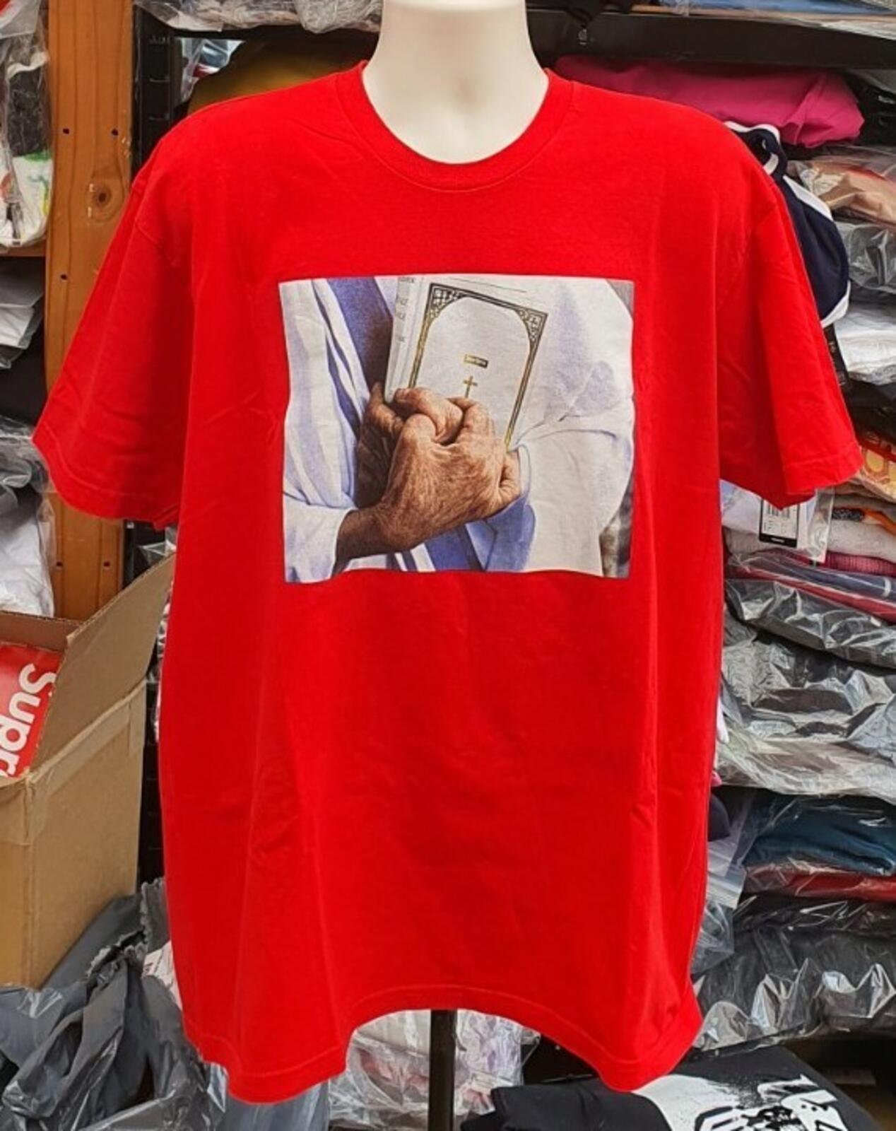 FW19 Supreme Bible red Tee size XL T-shirt