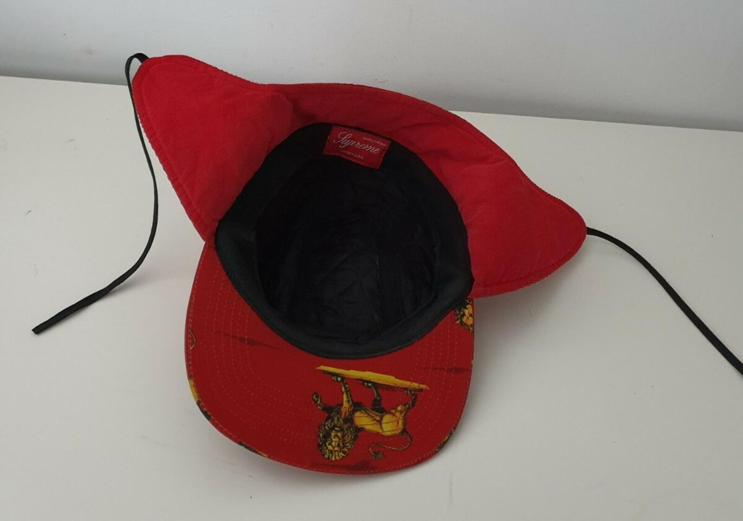 SS13 Supreme Lions Trail Hat Rojo Talla S/M