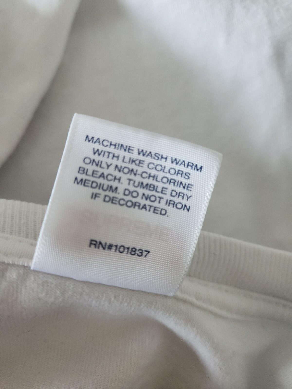 FW17 Supreme Dollar Tee White size M medium T-shirt made in USA facepalm