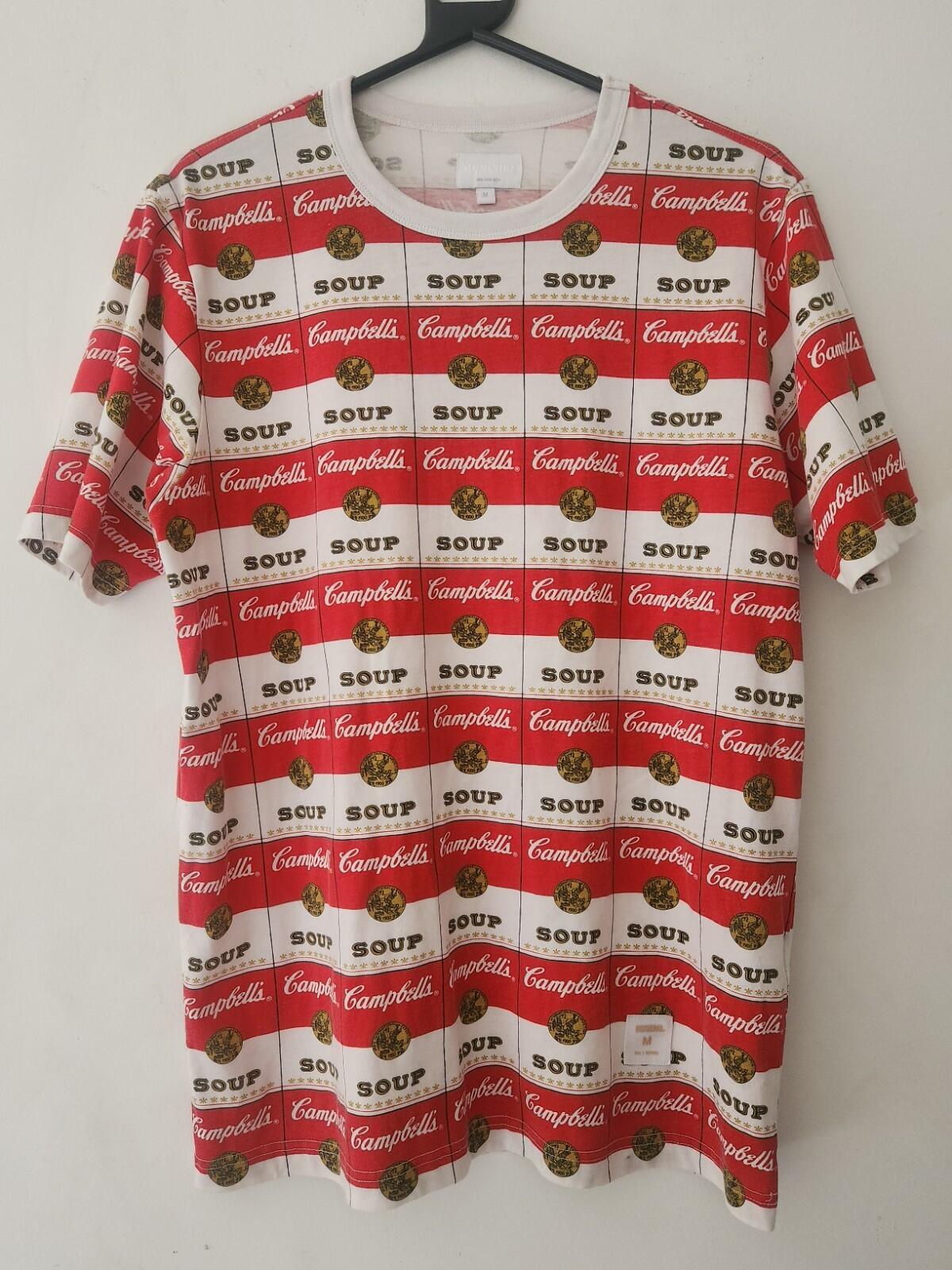 SS12 Supreme x Andy Warhol Campbells Soup T-shirt Size M Medium Vintage 2012 Tee