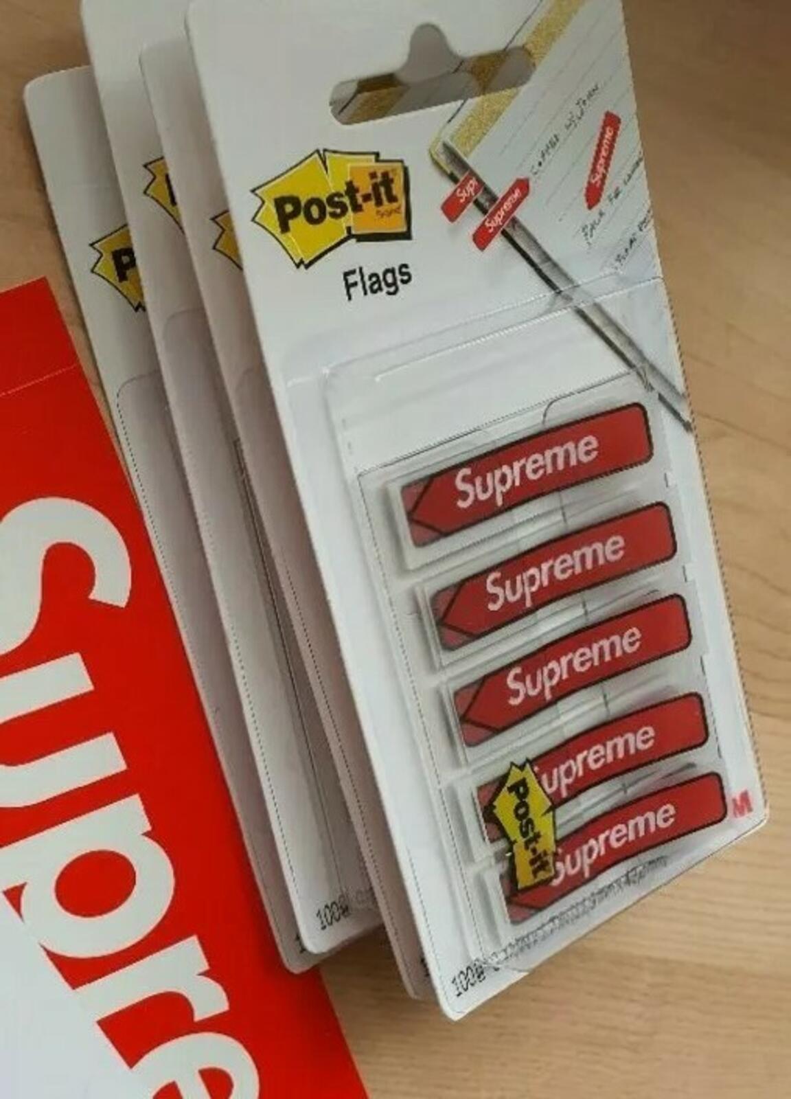 FW19 Supreme Post-it Flags 3M reflective 4x packs Accessory