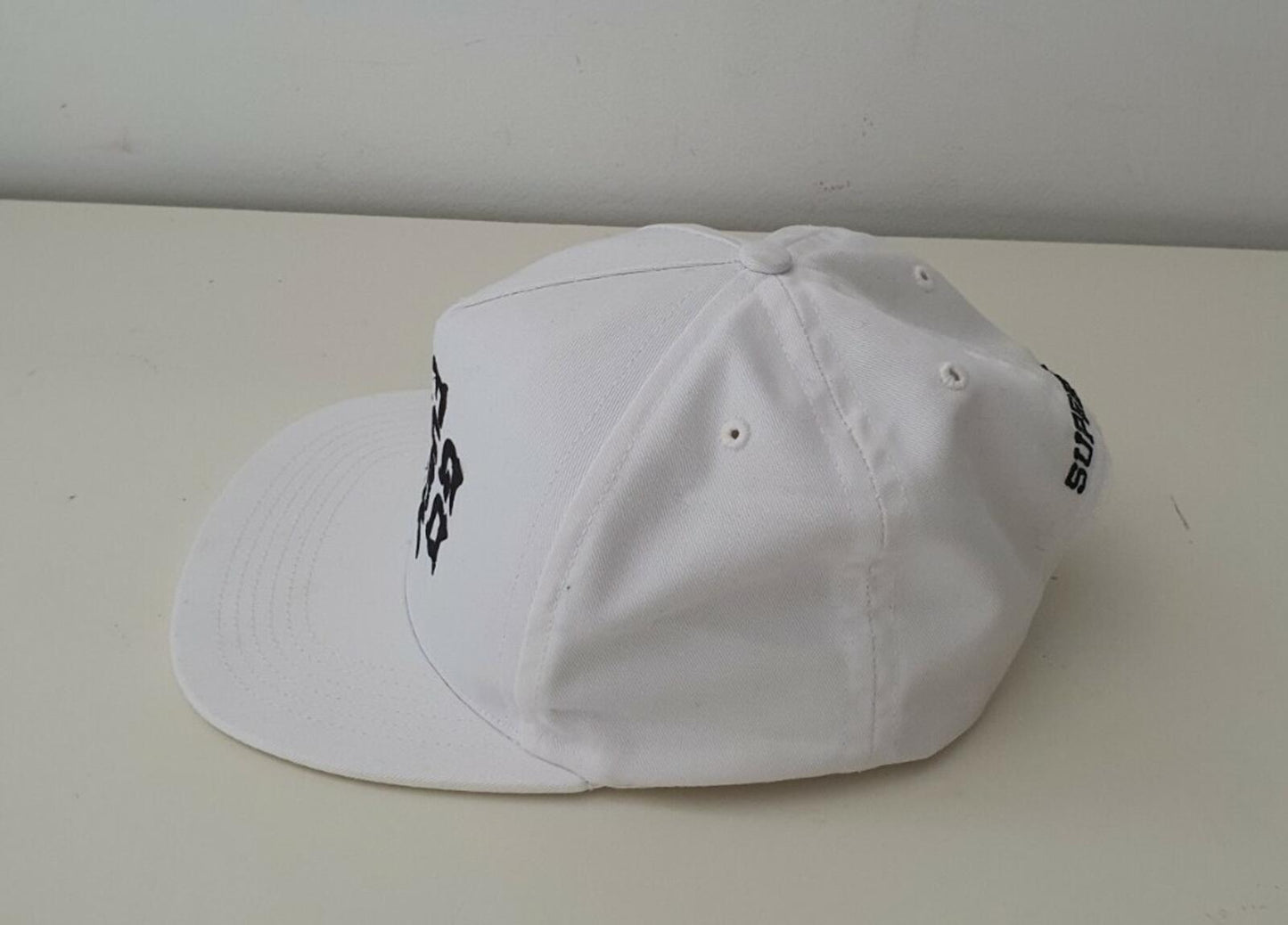 SS17 Supreme Go Fuc k Yourself 5-panel Cap White