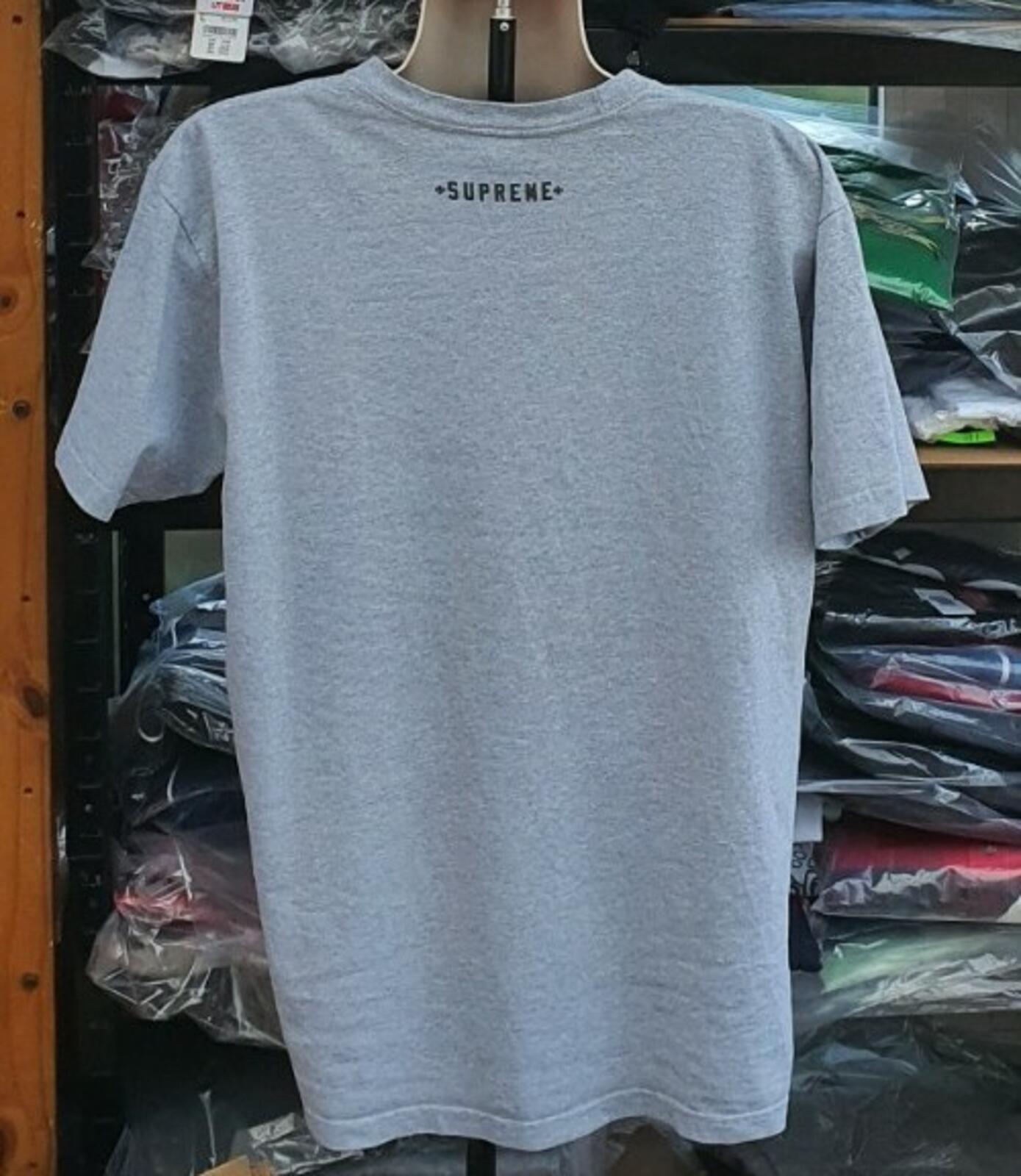 FW15 Supreme x Independent Fuc* The Rest heather grey tee XL T-shirt Made In USA